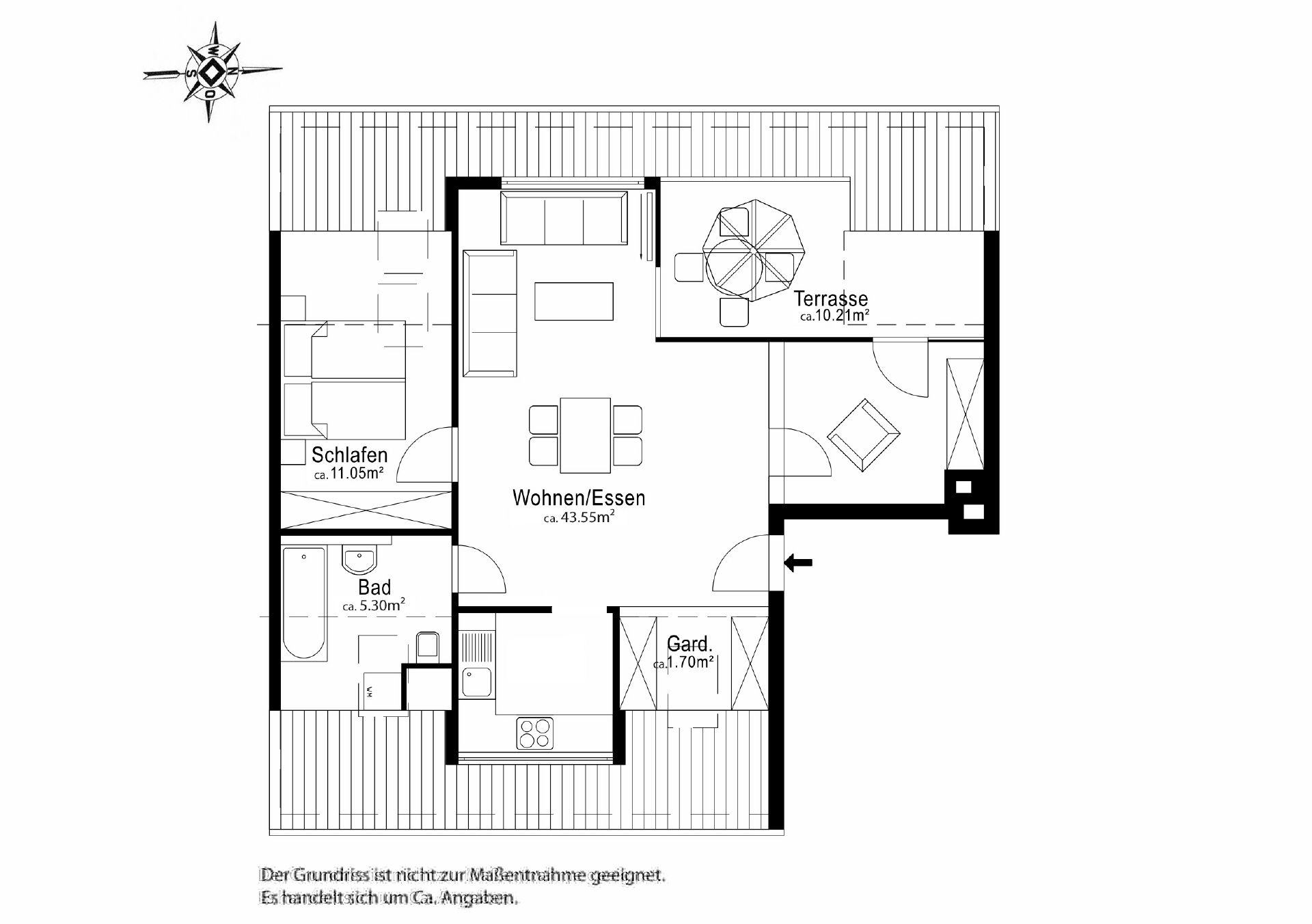 Aigner - Lichtdurchflutete 2-Zimmer-Dachgeschosswohnung mit sonnigem Balkon in Laim – München – Vorschaubild 9