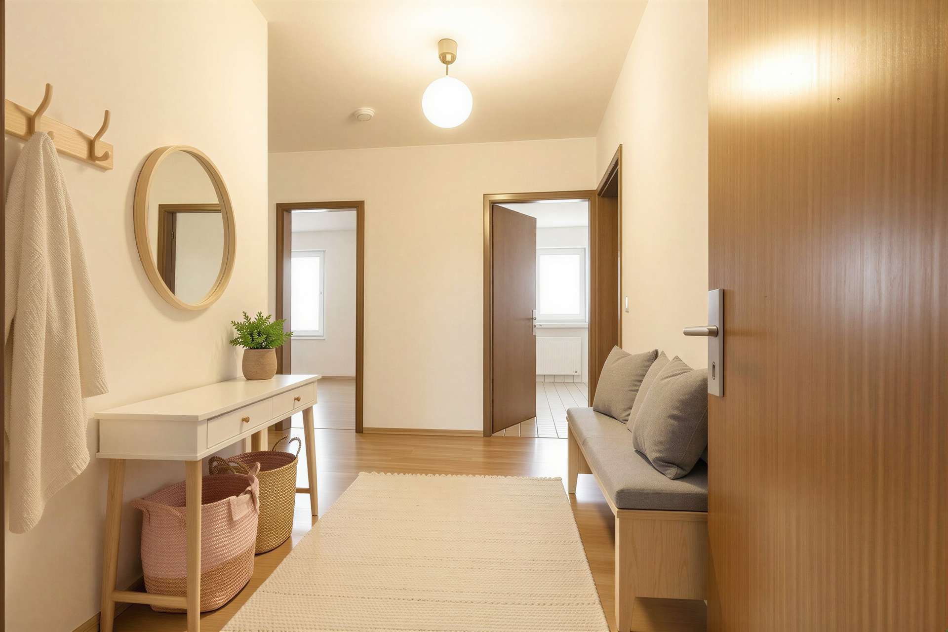 Ihr neues Zuhause: 2-Zimmer I Einbauküche I Balkon I Aufzug I Tiefgaragenstellplatz I Fernwärme – Leipzig – Vorschaubild 3