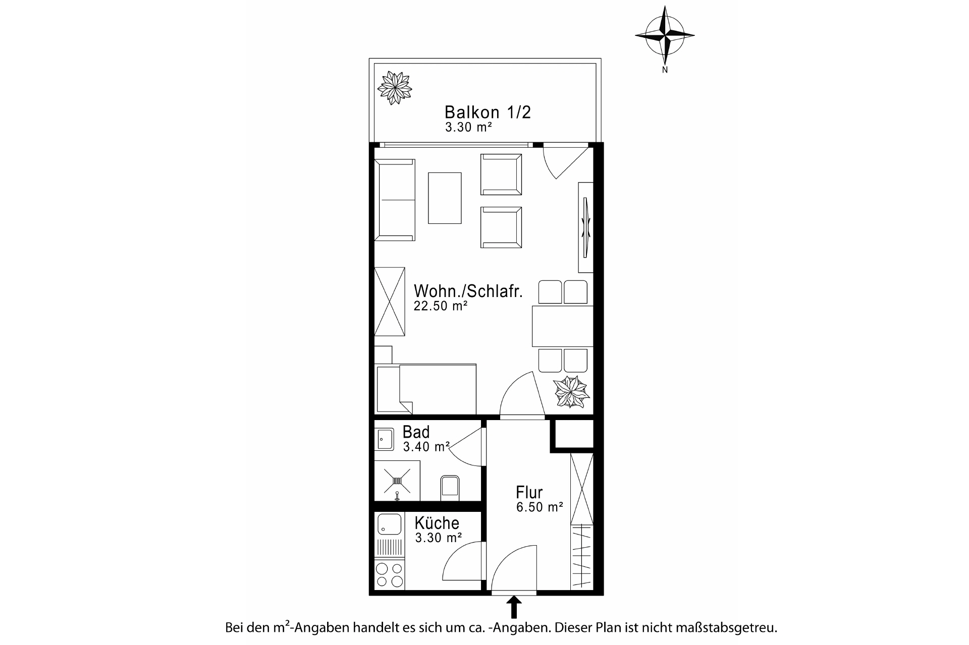 AIGNER - Bezugsfreie 1-Zimmer-Wohnung mit uneinsehbaren Westbalkon – München – Vorschaubild 7