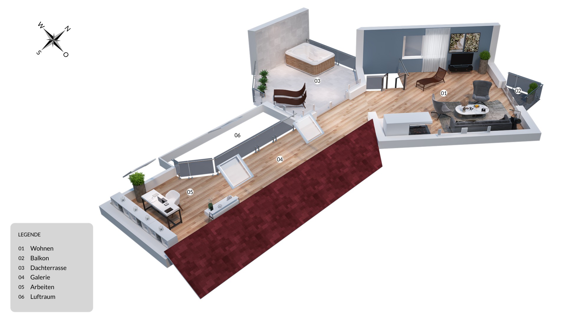 Exklusive Dachterrassenwohnung in begehrter Lage von München-Laim – München / Laim – Vorschaubild 19