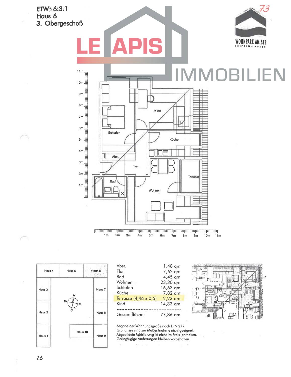 ENTZÜCKENDE DG-3-RWG M. EBK, BAD, BK U. TG NAHE D. KULKWITZER SEES IN BELIEBTER LAGE V. LPZ.-LAUSEN – Leipzig/ Lausen – Vorschaubild 31
