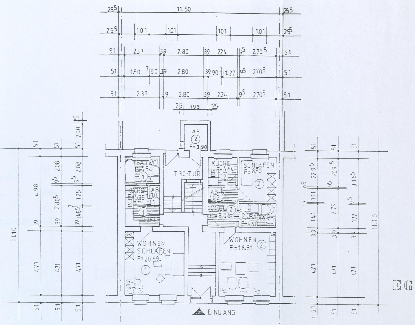 Eigentumswohnung Maisonette 5 Schlafräume, große Wohnküche und 2 Bäder – Chemnitz – Vorschaubild 40