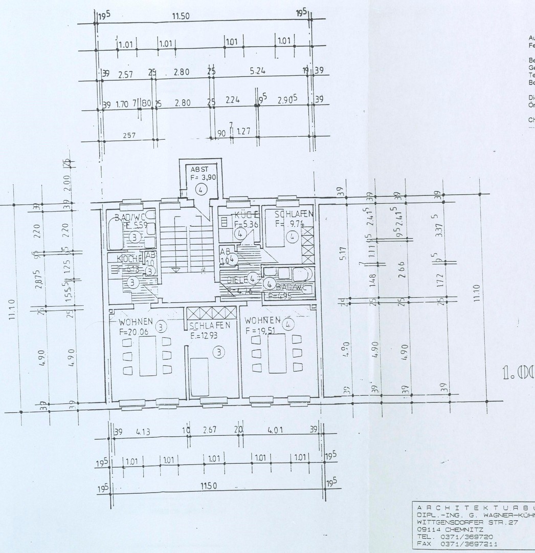 Eigentumswohnung Maisonette 5 Schlafräume, große Wohnküche und 2 Bäder – Chemnitz – Vorschaubild 41