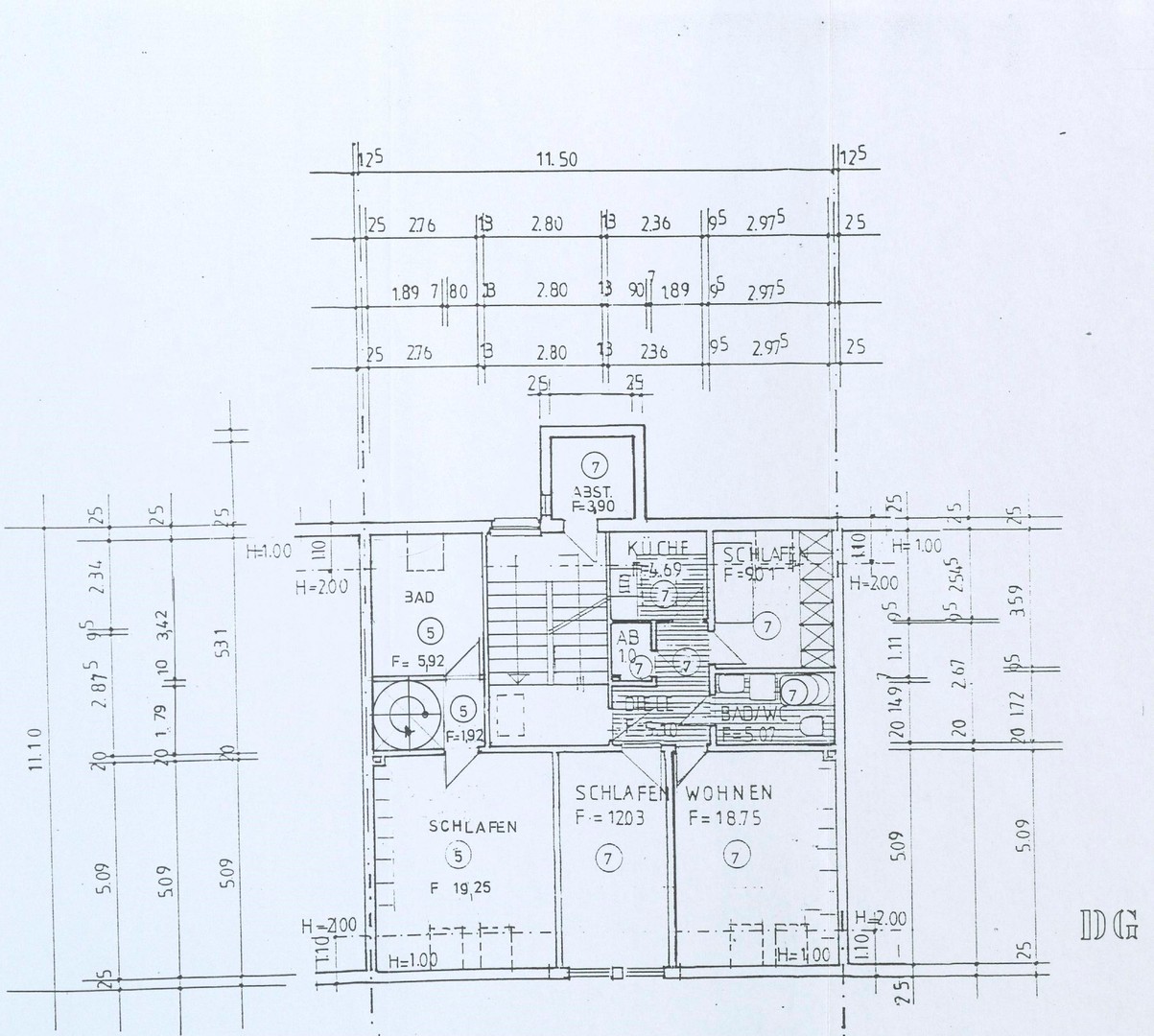 Eigentumswohnung Maisonette 5 Schlafräume, große Wohnküche und 2 Bäder – Chemnitz – Vorschaubild 43