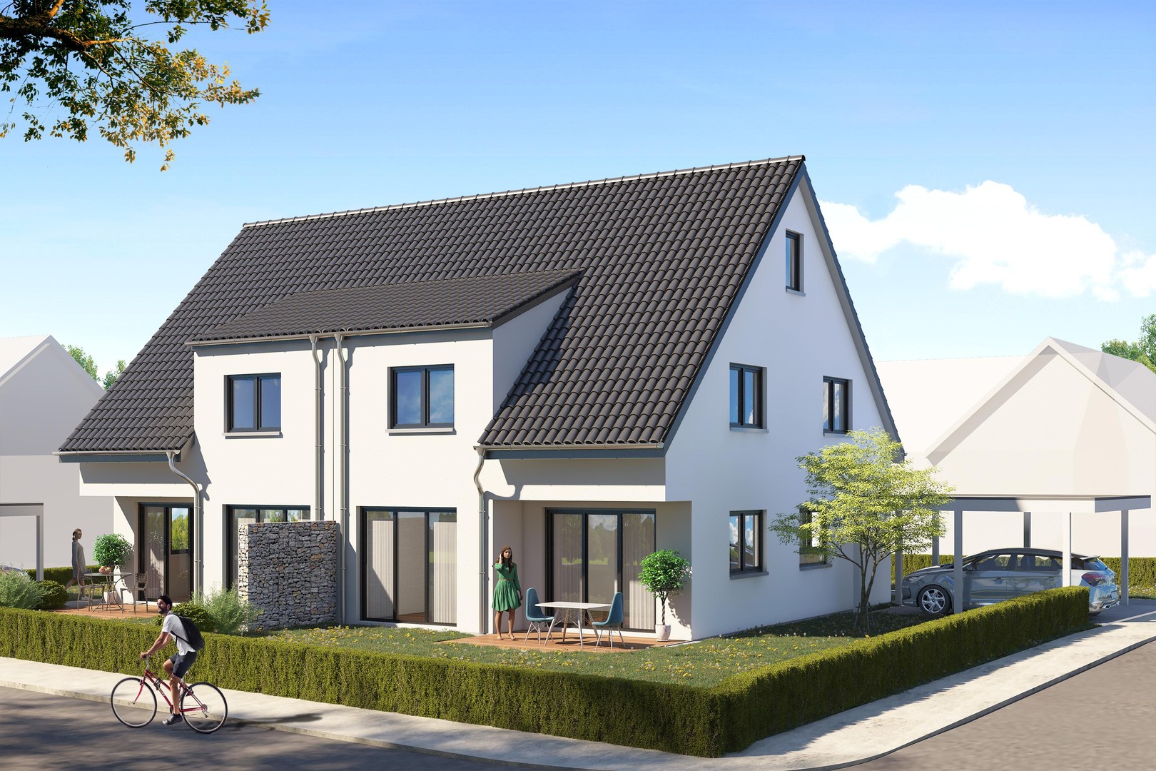 Neubau direkt in Schwaig | Baubeginn Juni 26 – Schwaig – Bild 1 von 6