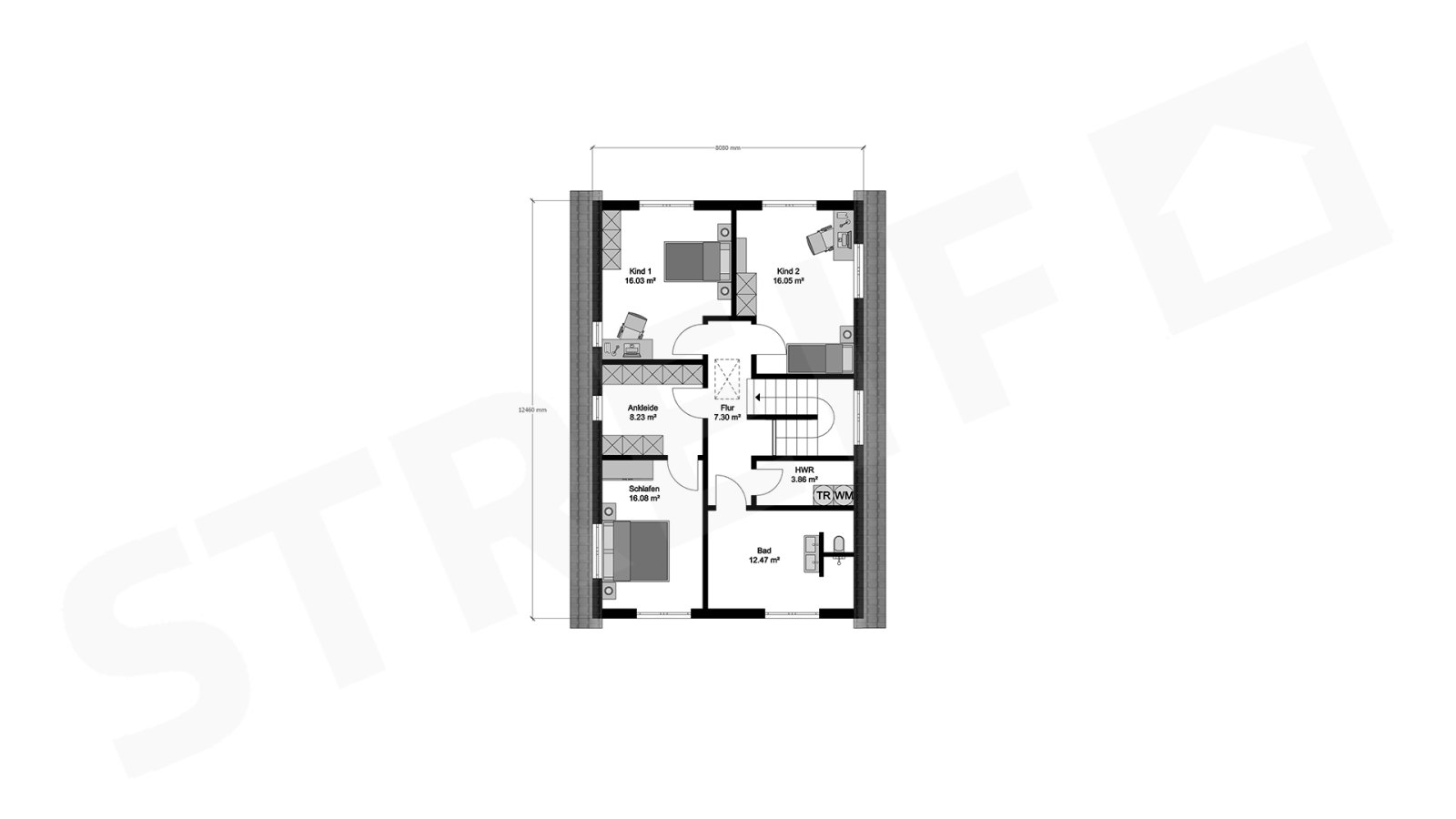 **Familientraum erfüllt: Helles Einfamilienhaus mit Klinkeraktion!!!!** – Hamburg – Vorschaubild 6