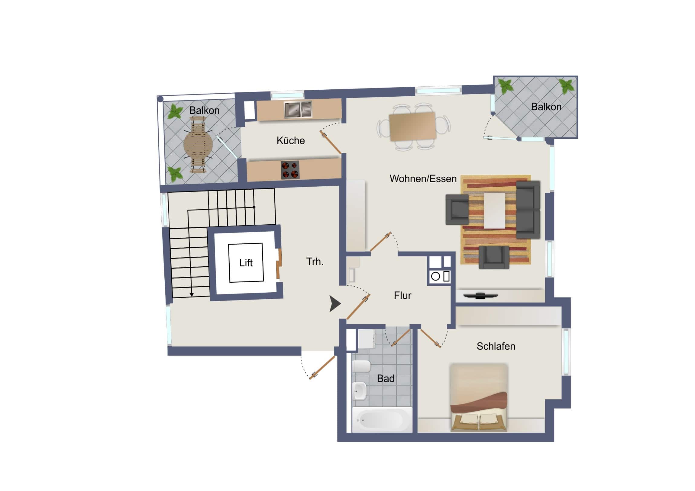 NEU: Bezugsfreie, frisch renovierte Wohnung in Kleinzschocher. – Leipzig – Vorschaubild 12