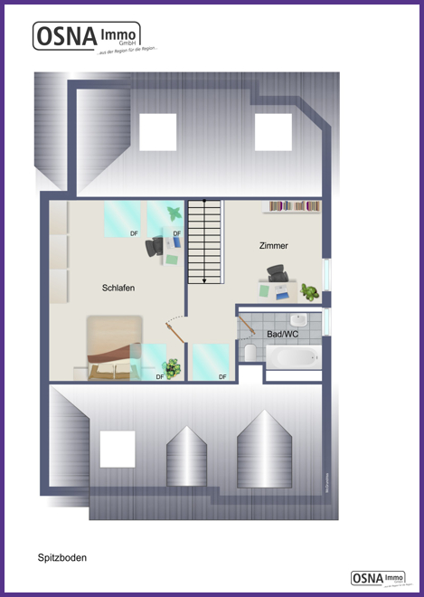 Wohnen auf zwei Ebenen – Maisonette in begehrter Lage – Osnabrück / Gretesch – Vorschaubild 26