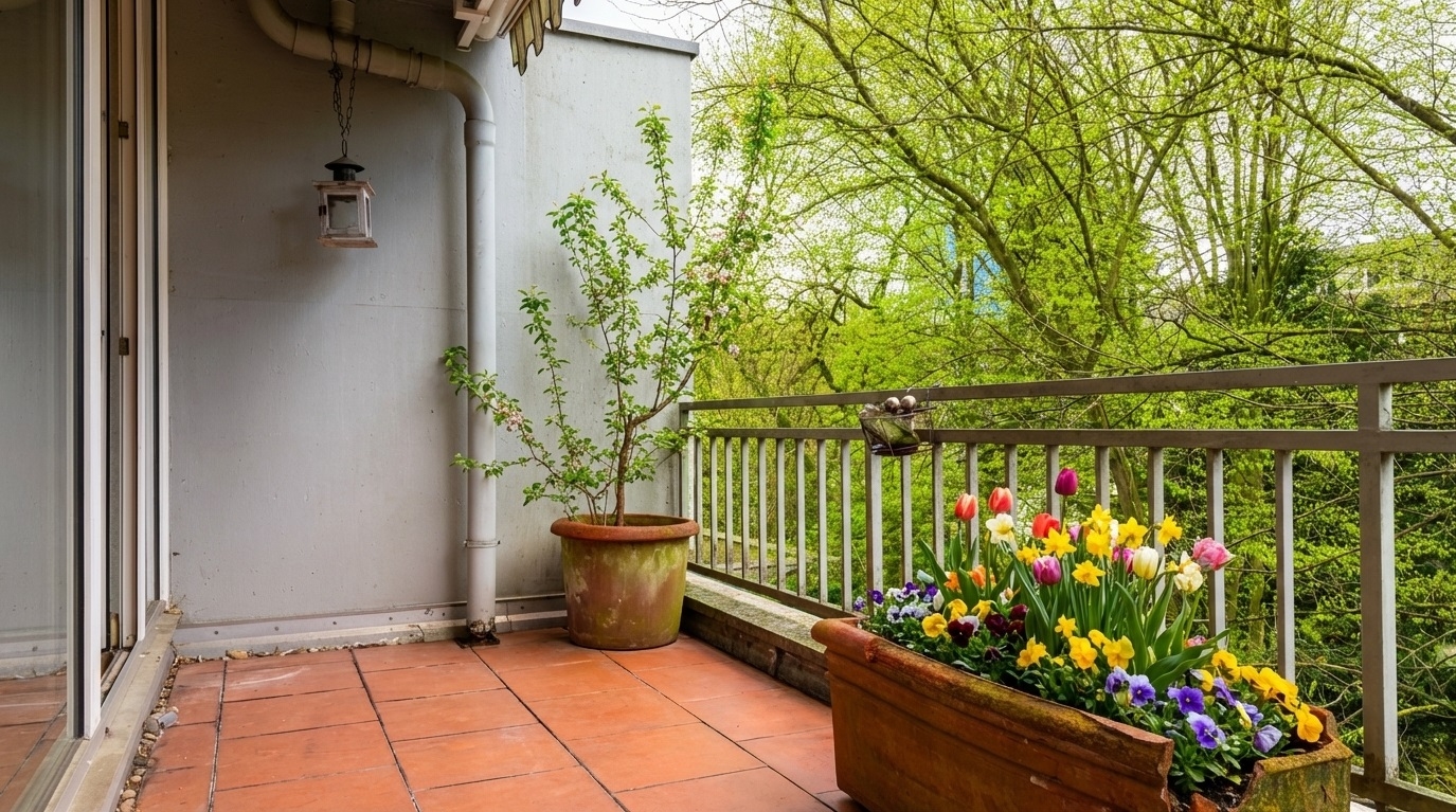 DÜSSELDORF-FLINGERN/DÜSSELTAL: 2-ZIMMERWOHNUNG MIT AUFZUG, BALKON UND BLICK INS GRÜNE ZU KAUFEN! – Düsseldorf – Vorschaubild 3