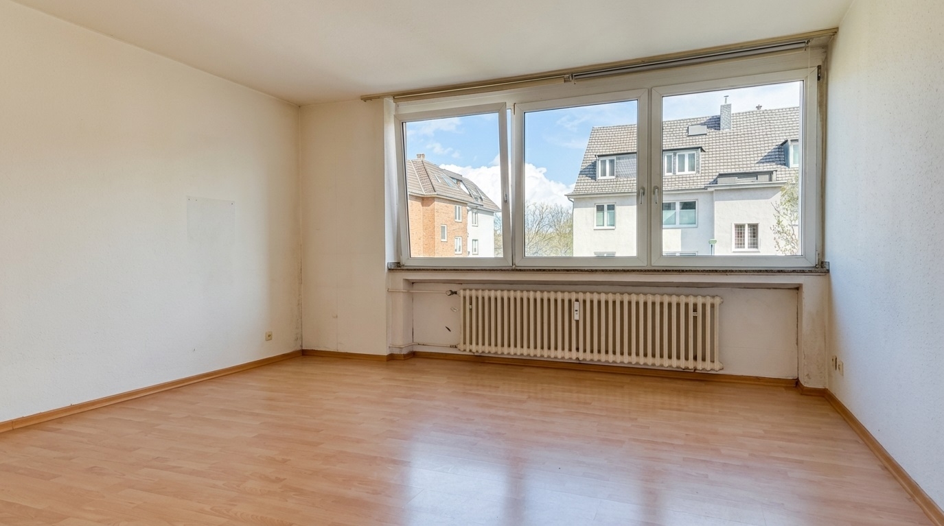 DÜSSELDORF-FLINGERN/DÜSSELTAL: 2-ZIMMERWOHNUNG MIT AUFZUG, BALKON UND BLICK INS GRÜNE ZU KAUFEN! – Düsseldorf – Vorschaubild 10