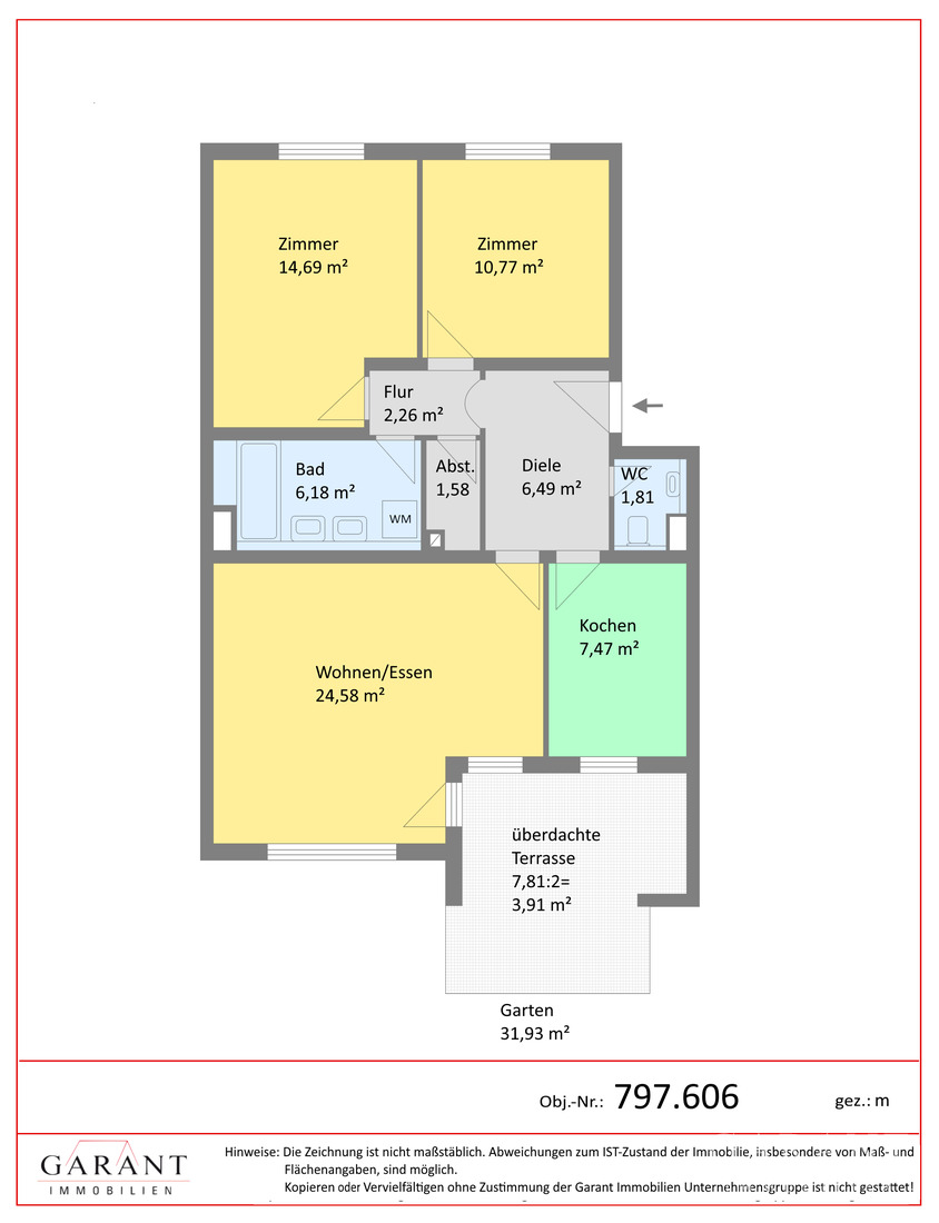 Gemütliche Wohnung mit Terrasse und Garten in ruhiger Lage von Ludwigsfeld! – Neu-Ulm – Vorschaubild 11