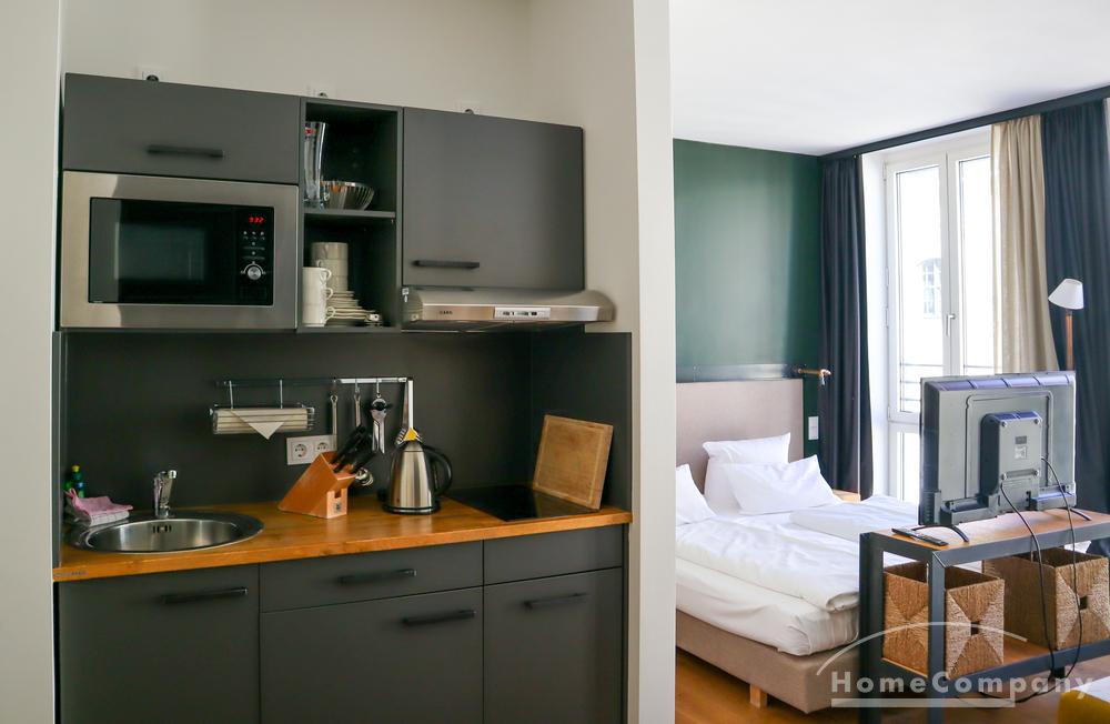 17932S35 HomeCompany Dresden Möbliert/Furnished 1-Zimmer Apartment in Dresden-City Altstadt max. 3 Personen – Dresden – Vorschaubild 3