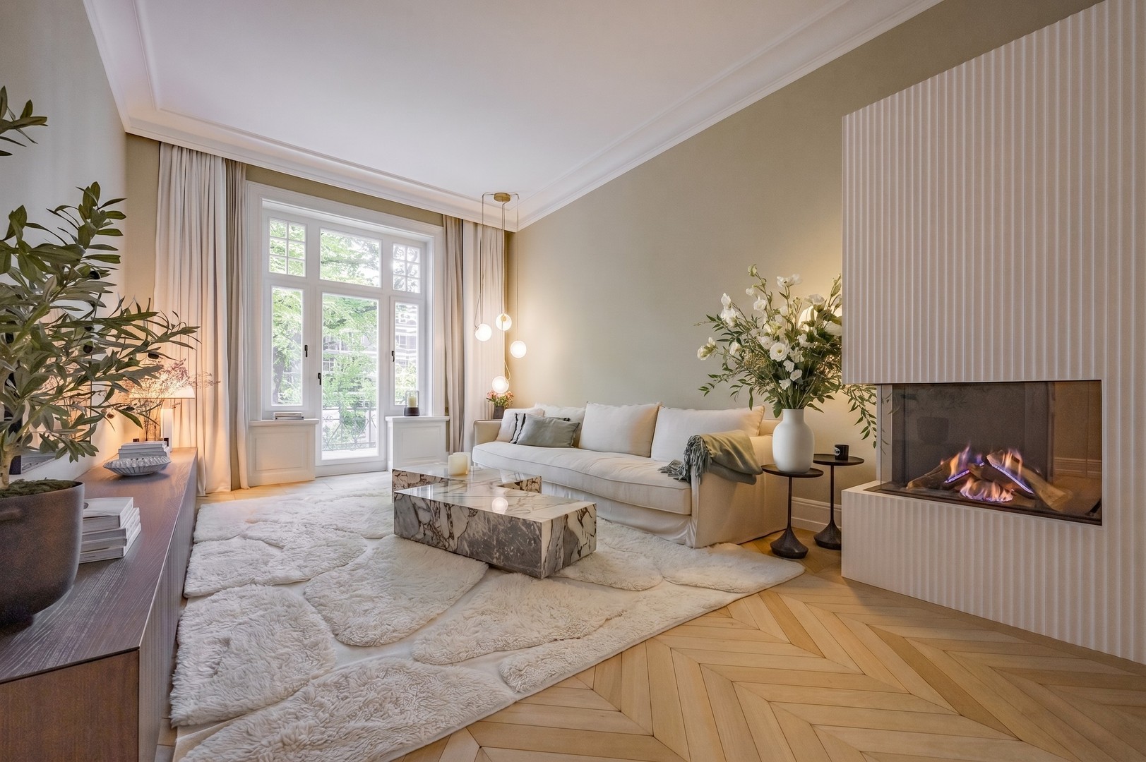 Rarität: Luxussanierter Altbau mit Traumgarten, 3 Terrassen & absoluter Ruhe – Hamburg – Vorschaubild 10