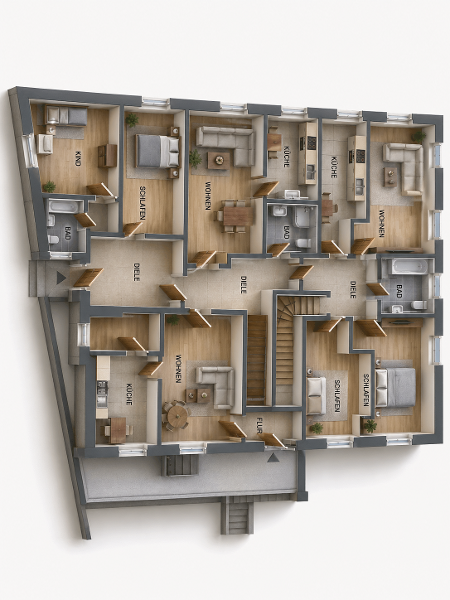 KAPITALANLAGE - MFH - Mehrgenerationenhaus - RENDITE - Gewerbemöglichkeiten mit Kühlräumen – Saarbrücken – Vorschaubild 40