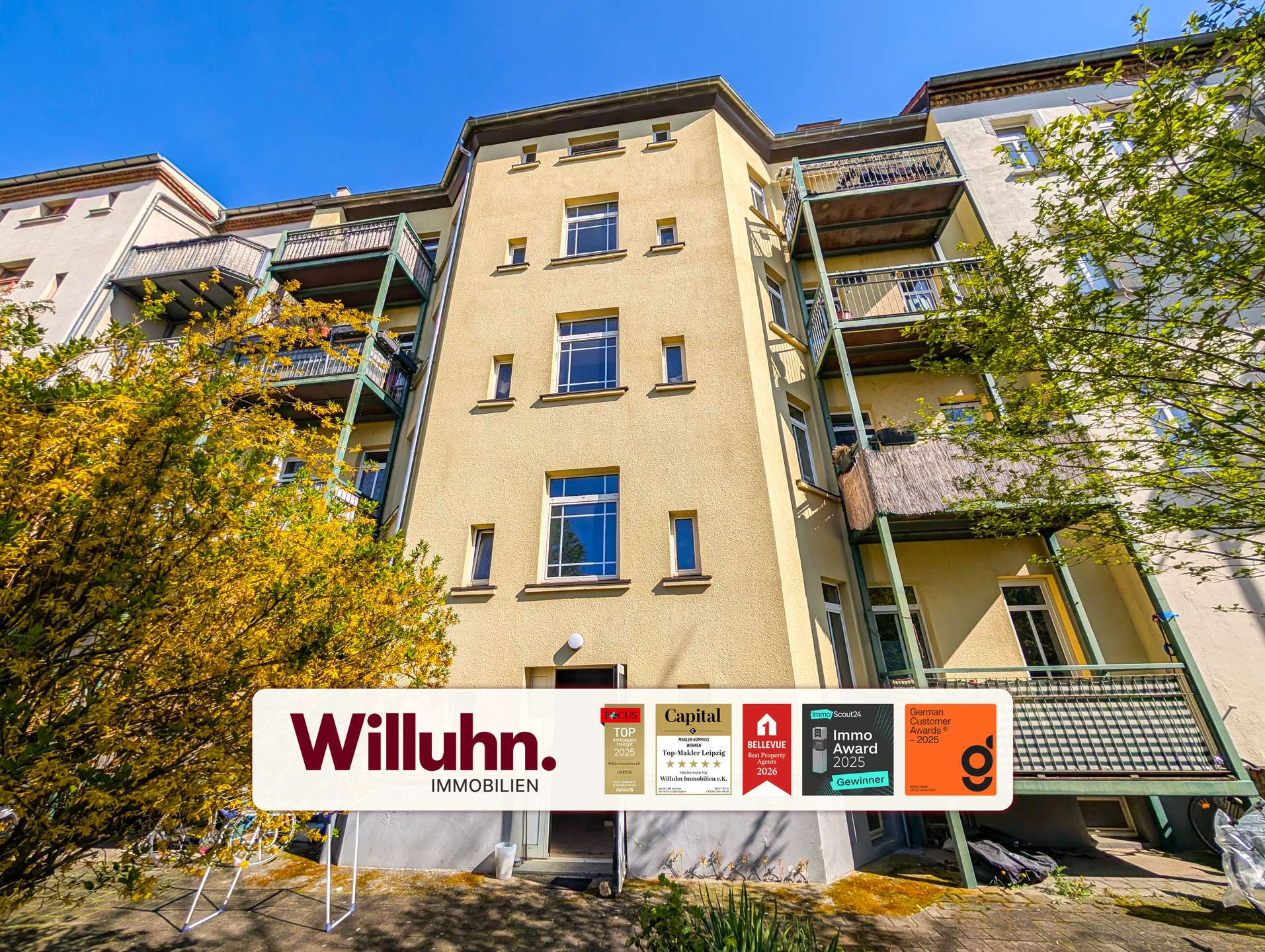 IST-Rendite 4,37%! Wunderschönes MFH - Top gepflegt + Balkone + Stellplätze