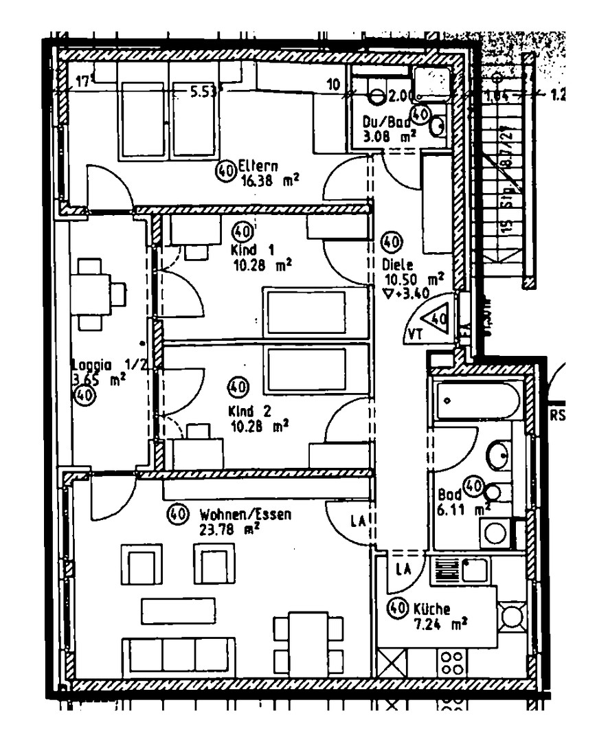 PROVISIONSFREI: Helle & großzügige 4-Zimmer Wohnung in Schwabing – München – Vorschaubild 28