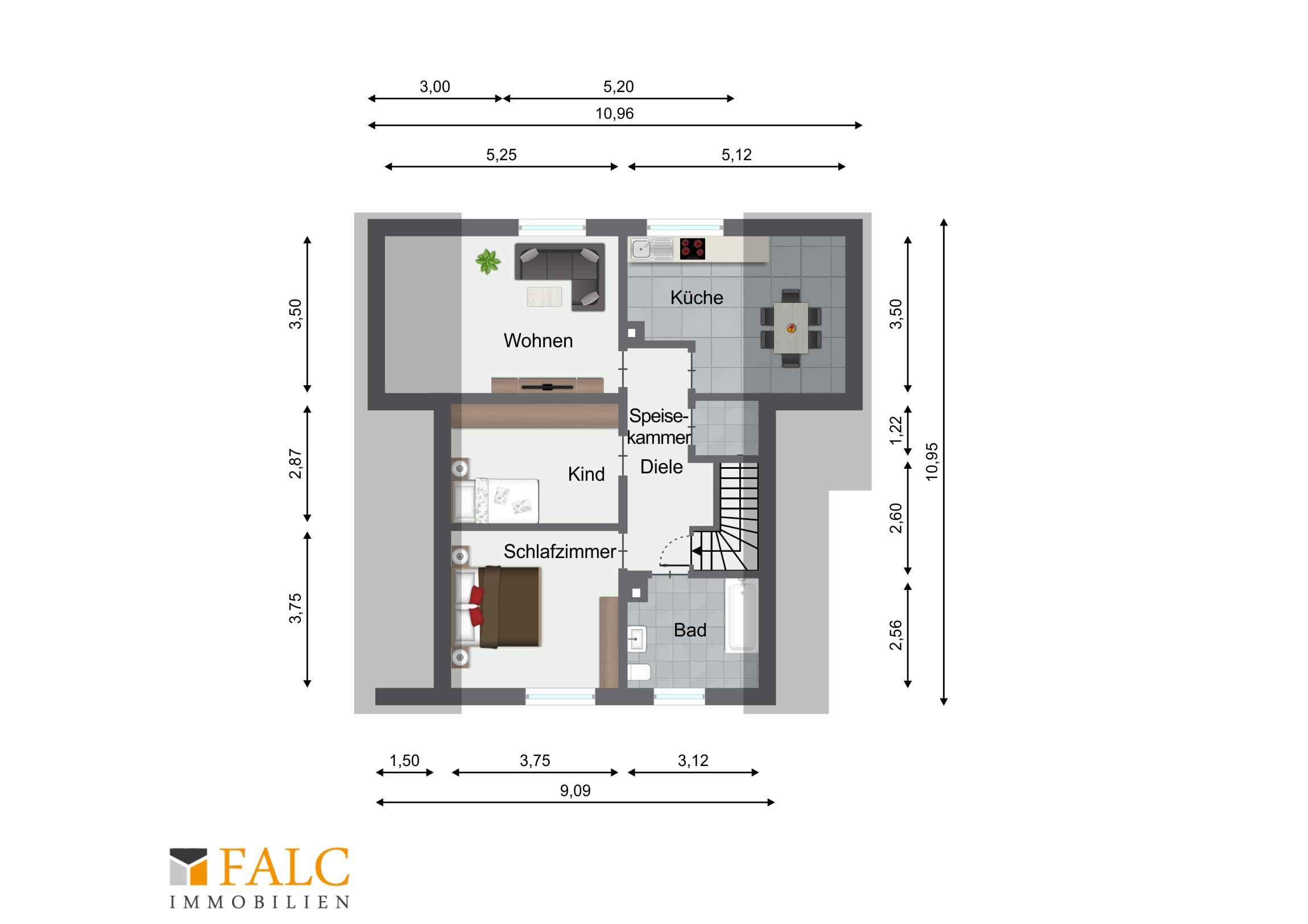 Idylle & Raum vereint: Ein- bis Zweifamilienhaus in perfekter Lage in Gemmingen – FALC Immobilien – Gemmingen – Vorschaubild 20