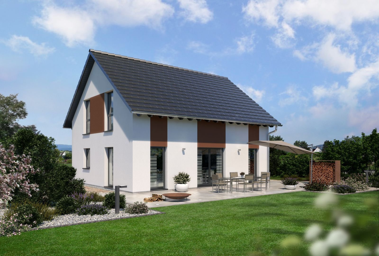 KfW-Effizienzhaus 40: Nachhaltig wohnen, Energiekosten sparen. – Neuerburg – Bild 1 von 15