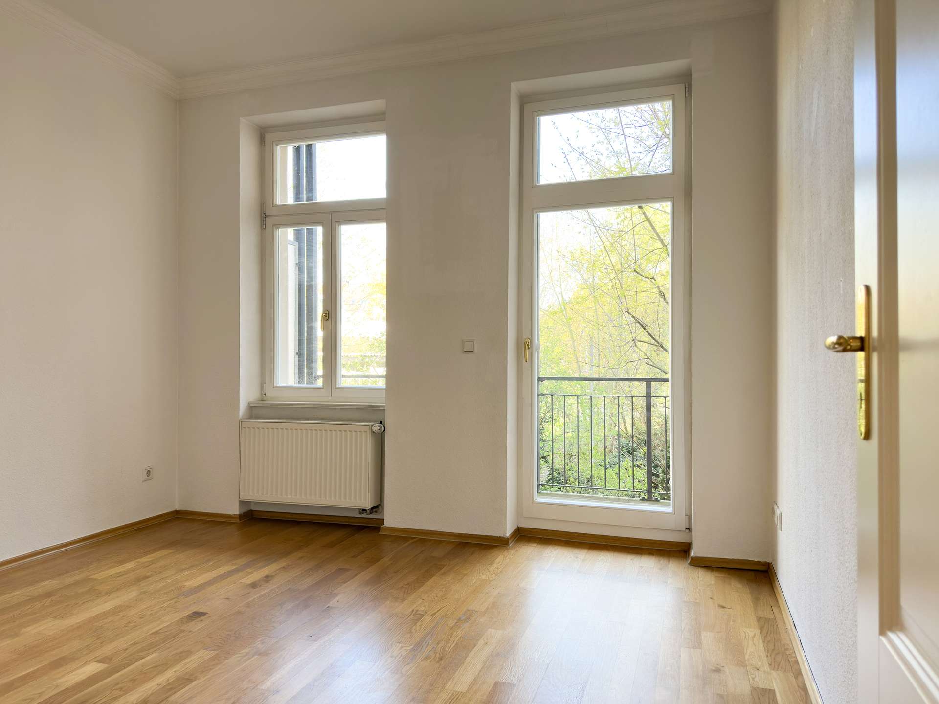 Bezugsfrei nahe Karl-Heine-Kanal: exklusive Altbauwohnung mit Sauna, Balkon und Echtholzparkett – Leipzig – Vorschaubild 8
