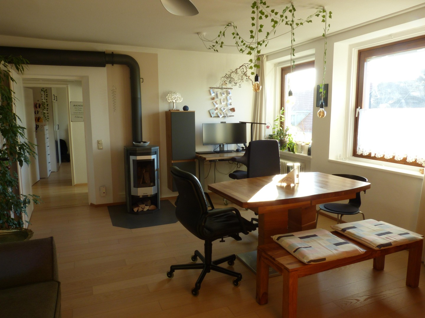 Helle 3,5-Zi.-Altbauwohnung mit Balkon, Kaminofen & unverbaubarem Weitblick in Sendling