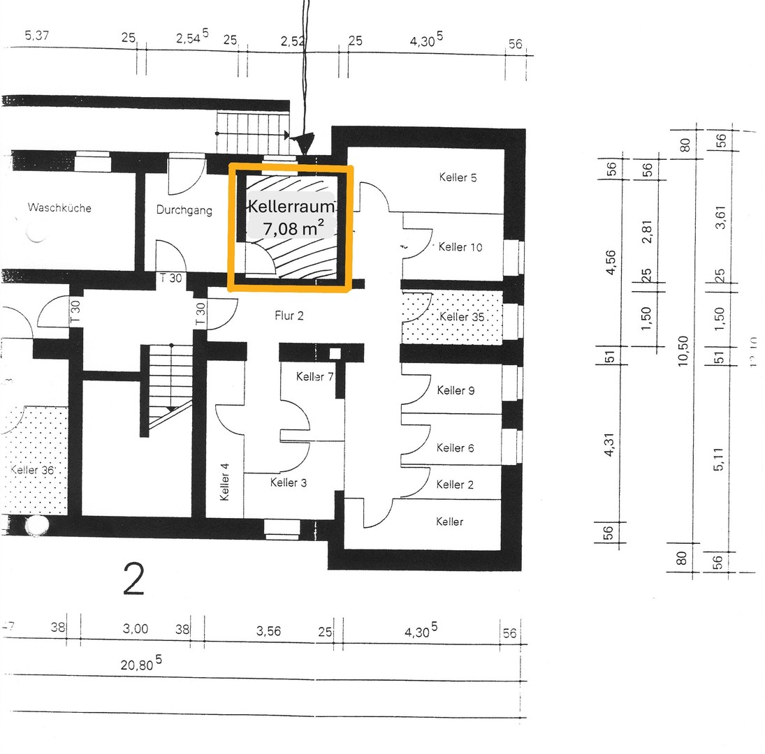 Helle 3,5-Zi.-Altbauwohnung mit Balkon, Kaminofen & unverbaubarem Weitblick in Sendling – 81377 München – Vorschaubild 28