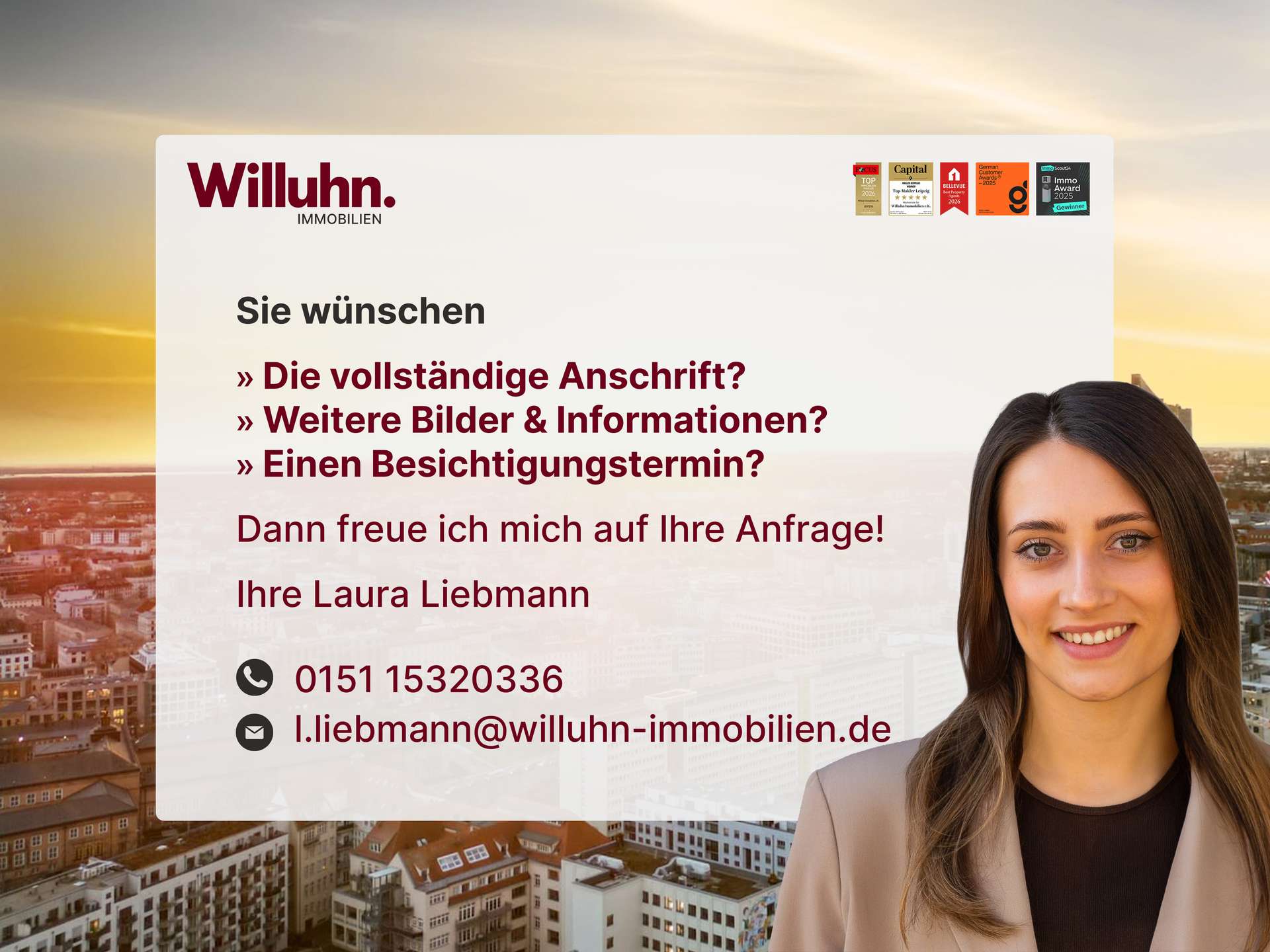 Leipzig-Gohlis: Balkon zum begrünten Innenhof | Mosaik-Parkett | separate Küche – Leipzig – Vorschaubild 15