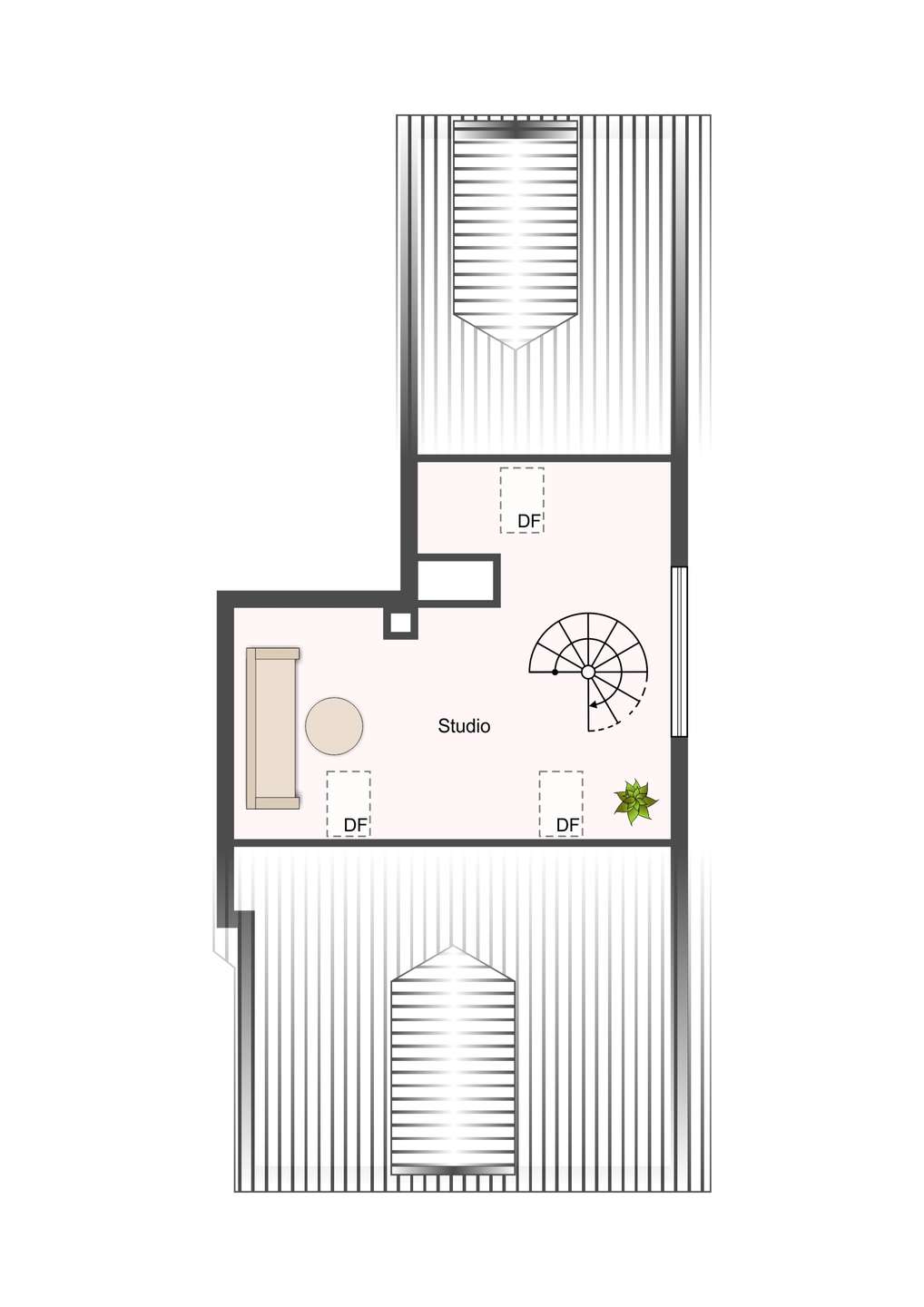 Helle 2-Raum-Maisonette | 2 Balkone | Tiefgarage | Ruhige Lage – Leipzig – Vorschaubild 25