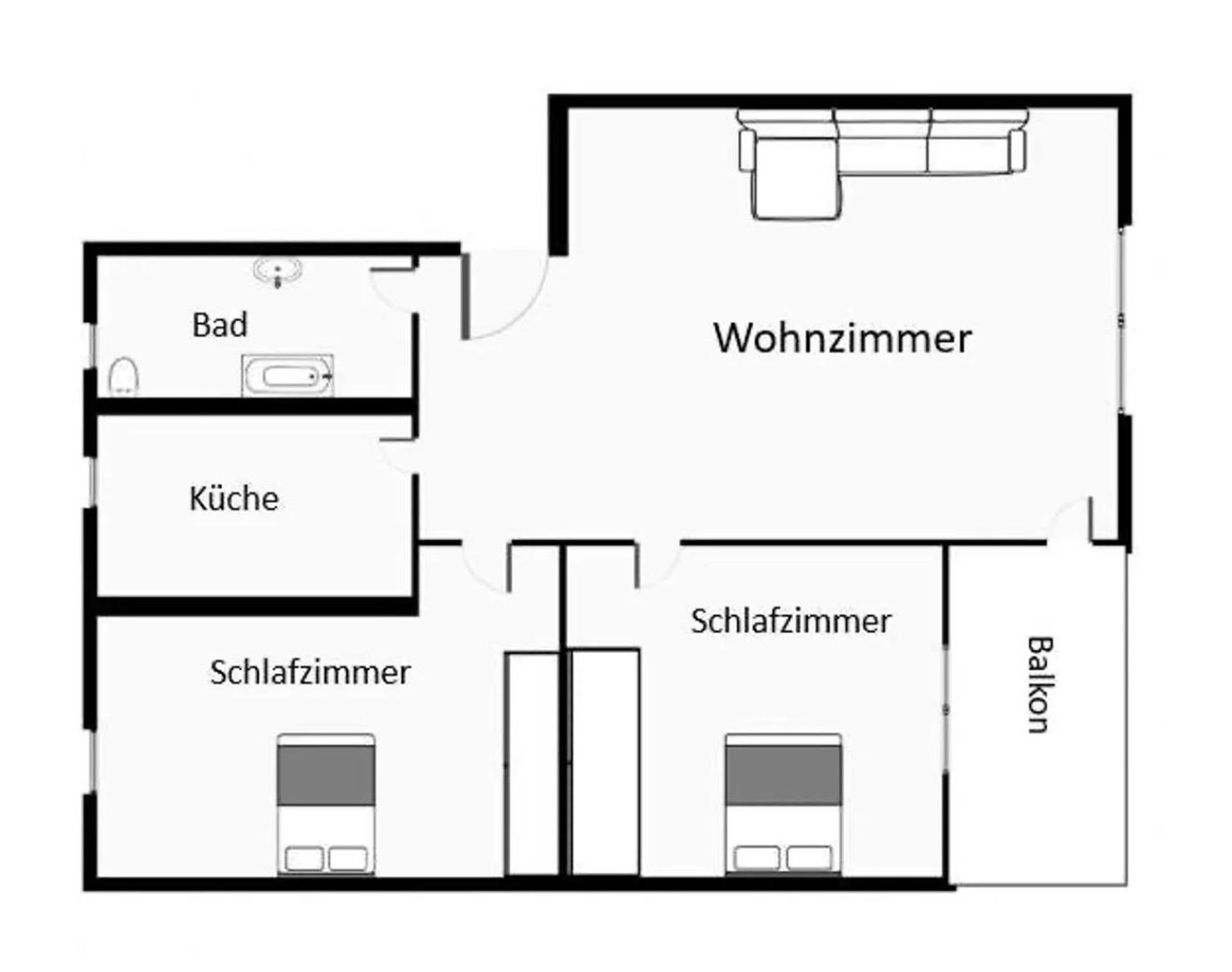 Provisionsfreie helle 3-Zimmer-Wohnung mit Balkon in ruhiger Lage von München Allach-Untermenzing. – München – Vorschaubild 16