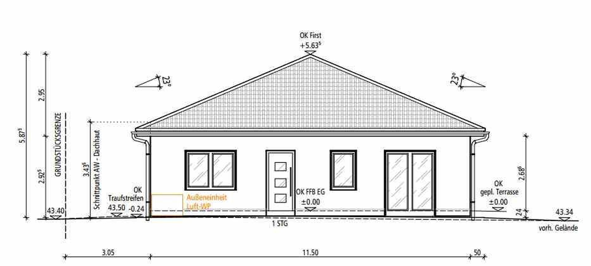 Neubau Bungalow ca. 120 m2 WF auf 500 qm Grd. südlichen Stadtdrand (15827) mit S-Bahn & RE-Anschluss – Blankenfelde-Mahlow – Vorschaubild 24