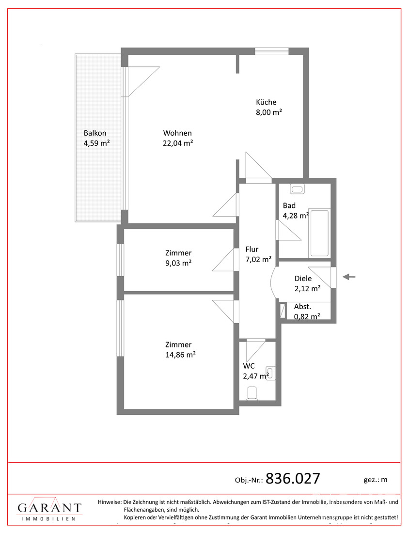 Neuwertige 3 Zimmer-Wohnung in Moosach mit Balkon, moderner Küche und Tiefgaragenstellplatz inkl. – München – Vorschaubild 10