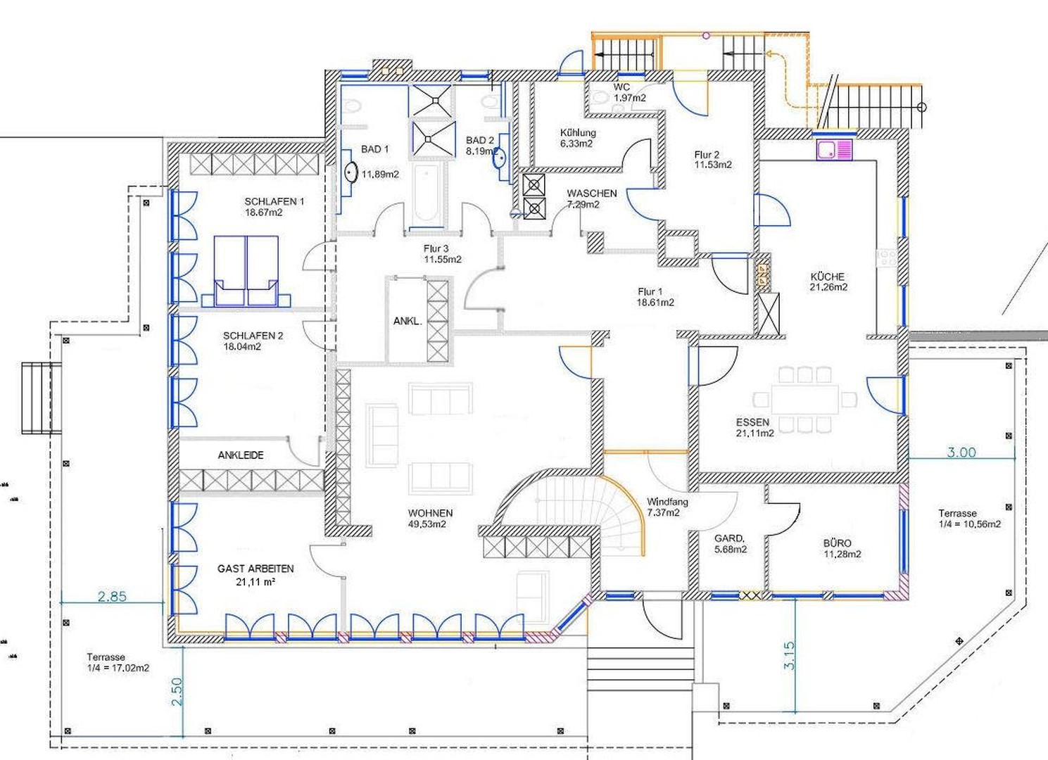 Familien-/Generationenhaus, 4-6 Einheiten, ca. 600 m² Wfl., - ehem. Waldcafé FFB - ev. als Baugrund – Fürstenfeldbruck – Vorschaubild 14