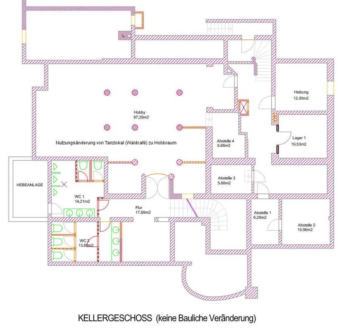 Familien-/Generationenhaus, 4-6 Einheiten, ca. 600 m² Wfl., - ehem. Waldcafé FFB - ev. als Baugrund – Fürstenfeldbruck – Vorschaubild 17