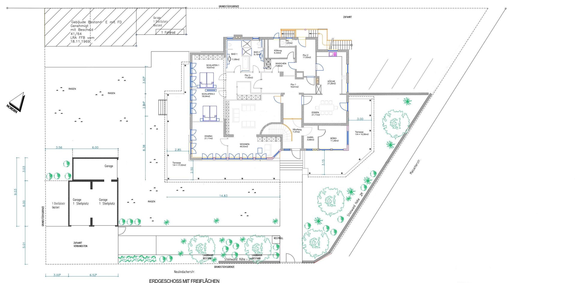 Familien-/Generationenhaus, 4-6 Einheiten, ca. 600 m² Wfl., - ehem. Waldcafé FFB - ev. als Baugrund – Fürstenfeldbruck – Vorschaubild 18