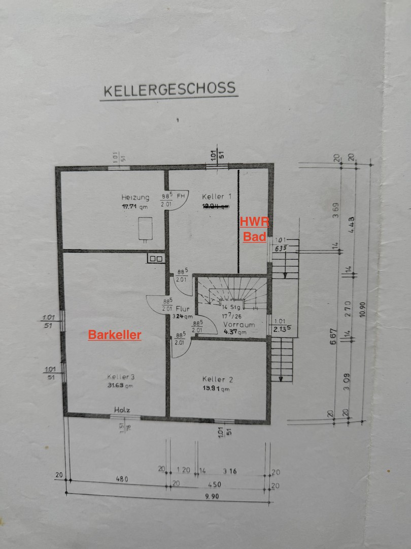 Einfamilienhaus Mehrgenerationenhaus Einliegerwohnung in ruhiger Wohnlage Keller Garten – Berlin – Vorschaubild 33