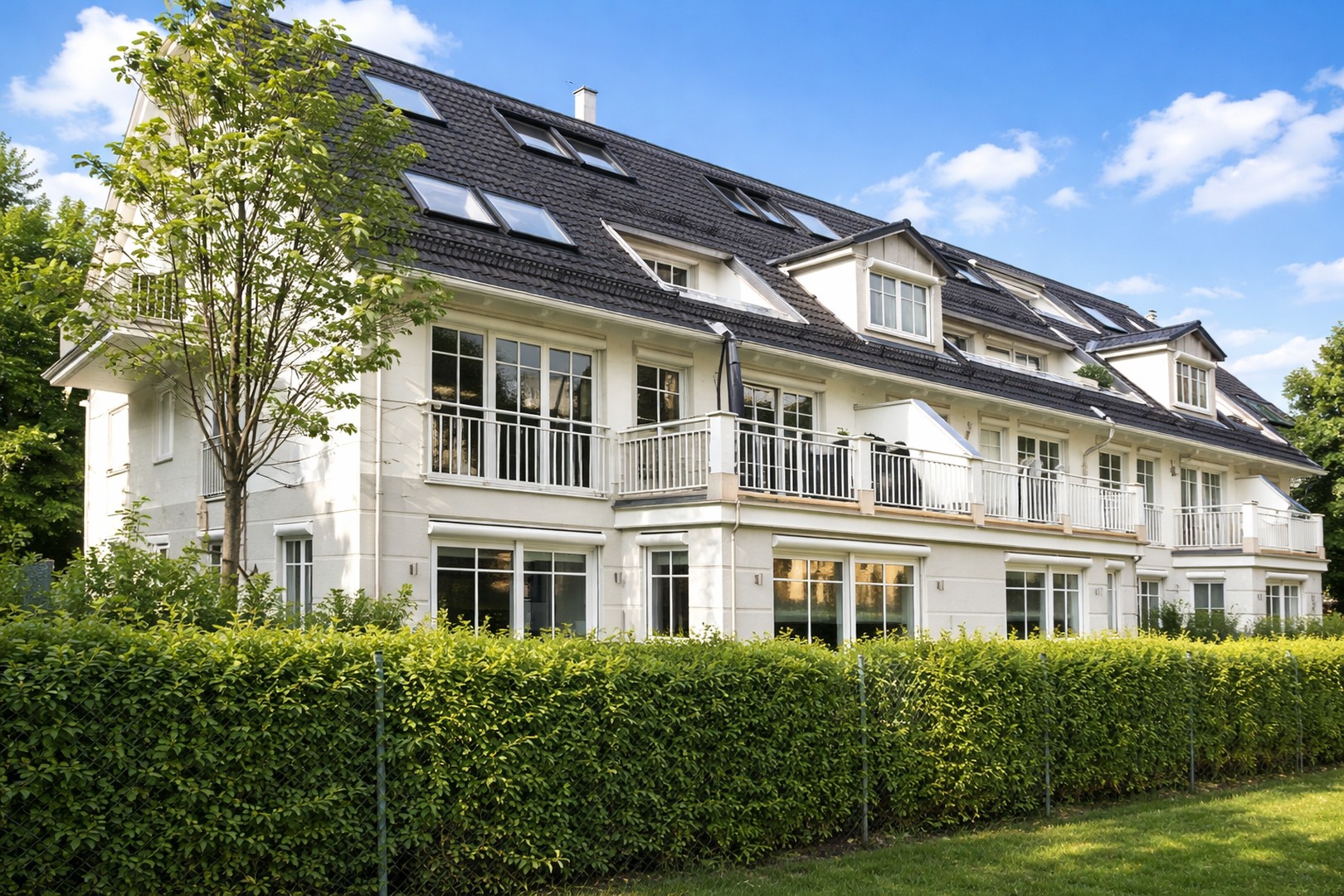 Haus-im-Haus in Stadtvilla: 3-Zimmer-Gartenwohnung mit Südterrasse, Privatgarten, Energiek A und TG – München – Vorschaubild 3