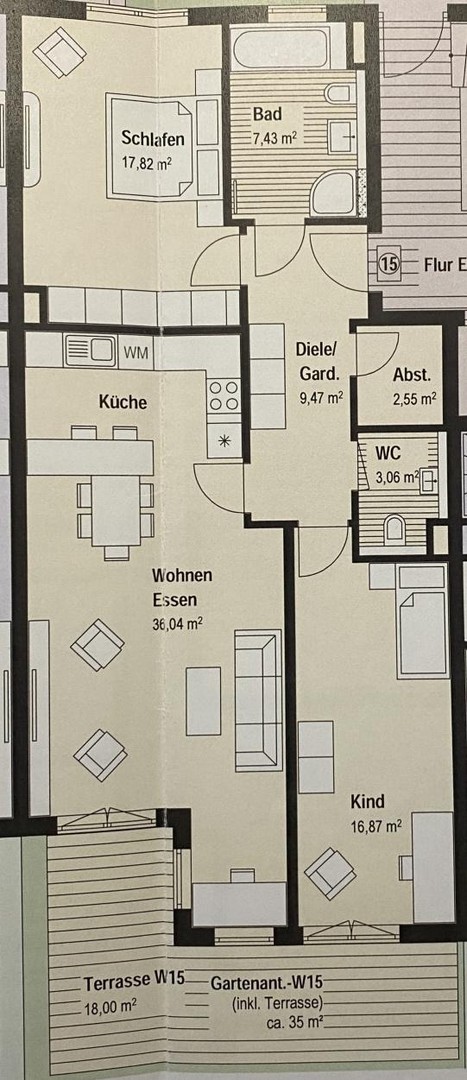 Haus-im-Haus in Stadtvilla: 3-Zimmer-Gartenwohnung mit Südterrasse, Privatgarten, Energiek A und TG – München – Vorschaubild 32