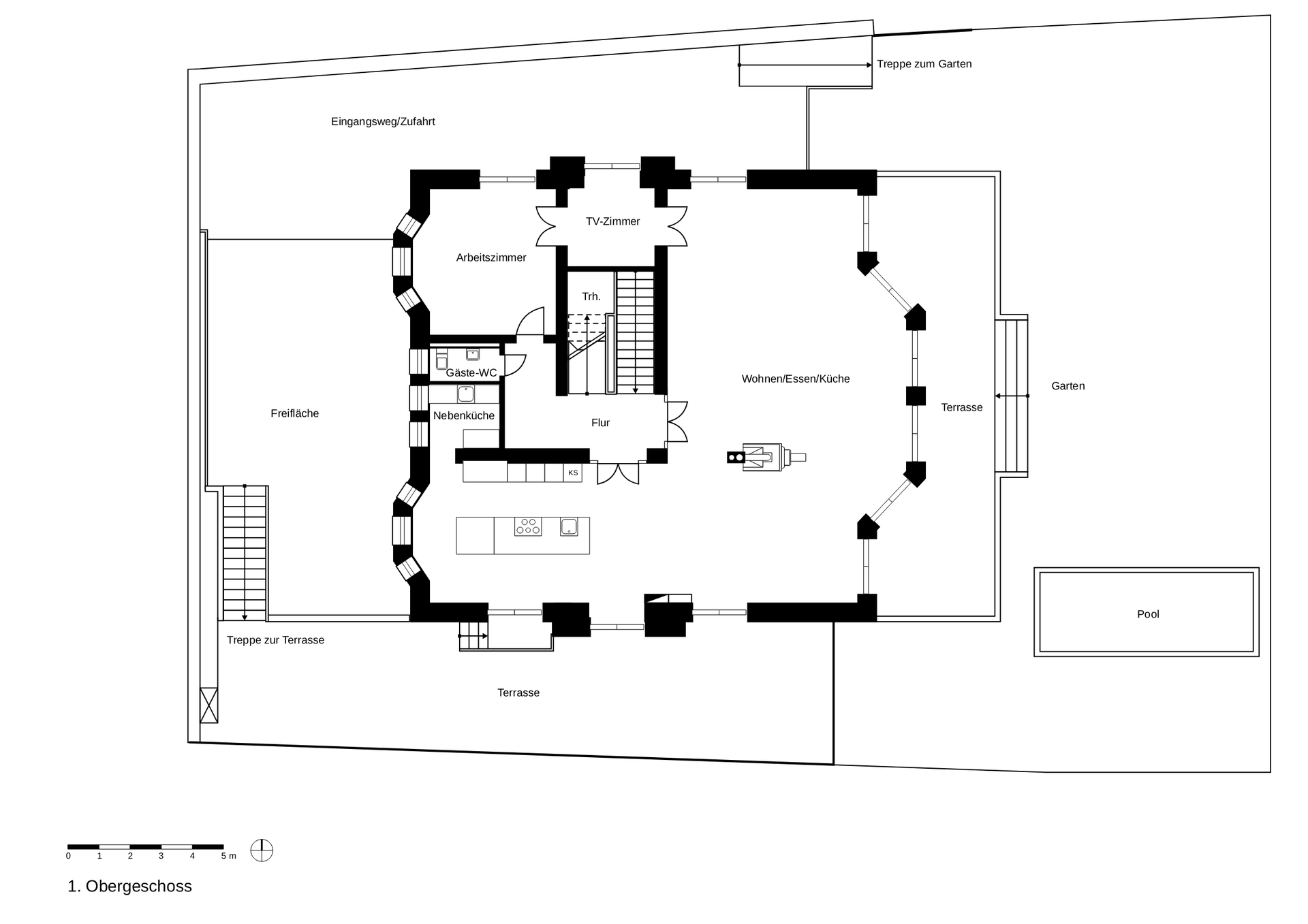 Architektonisches Unikat: Luxuriöse Altbauvilla mit Einliegerwohnung & Salzwasseraußenpool – Berlin – Vorschaubild 25