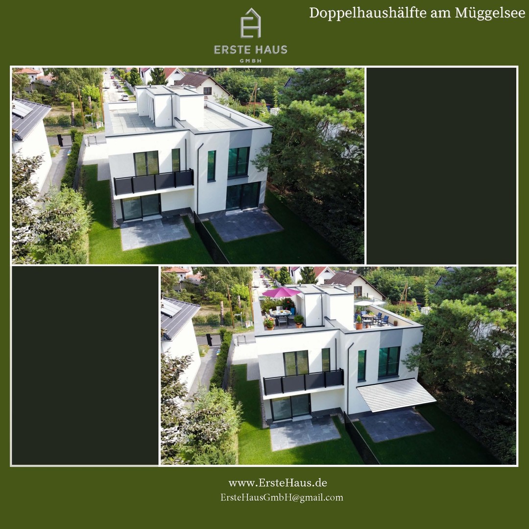 Doppelhaushälfte 150 m², 4 SZ, A+, Dachterrasse – provisionsfrei – Berlin – Vorschaubild 3