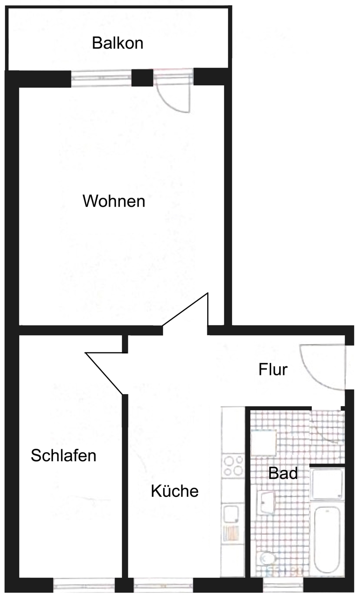 I großzügige 2-RW I Balkon I Wanne und Dusche I Fussbodenheizung I Klimaanlage I – Leipzig – Vorschaubild 26