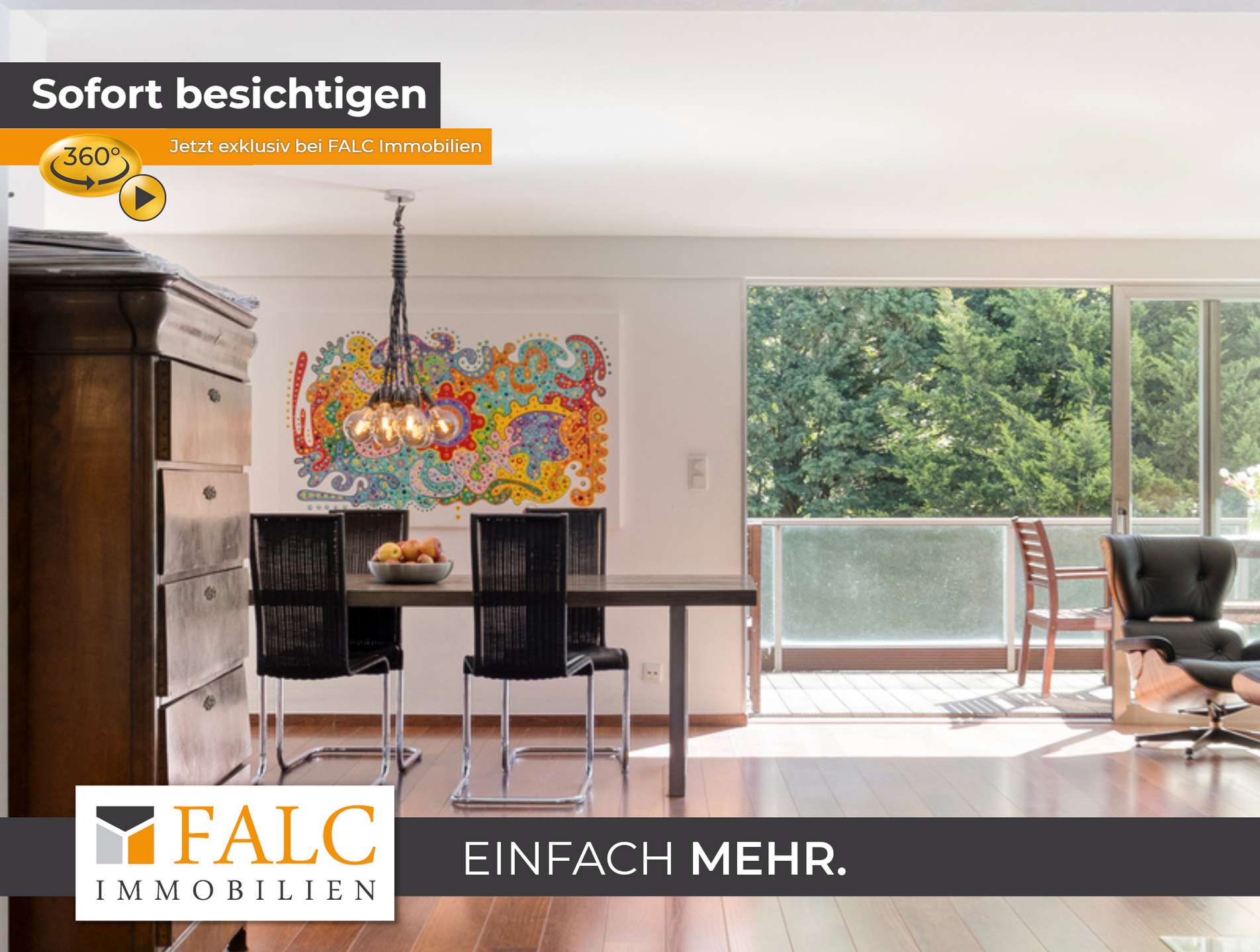 DG-Traum mit Kamin & großem Balkon ins Grüne | 110 m²