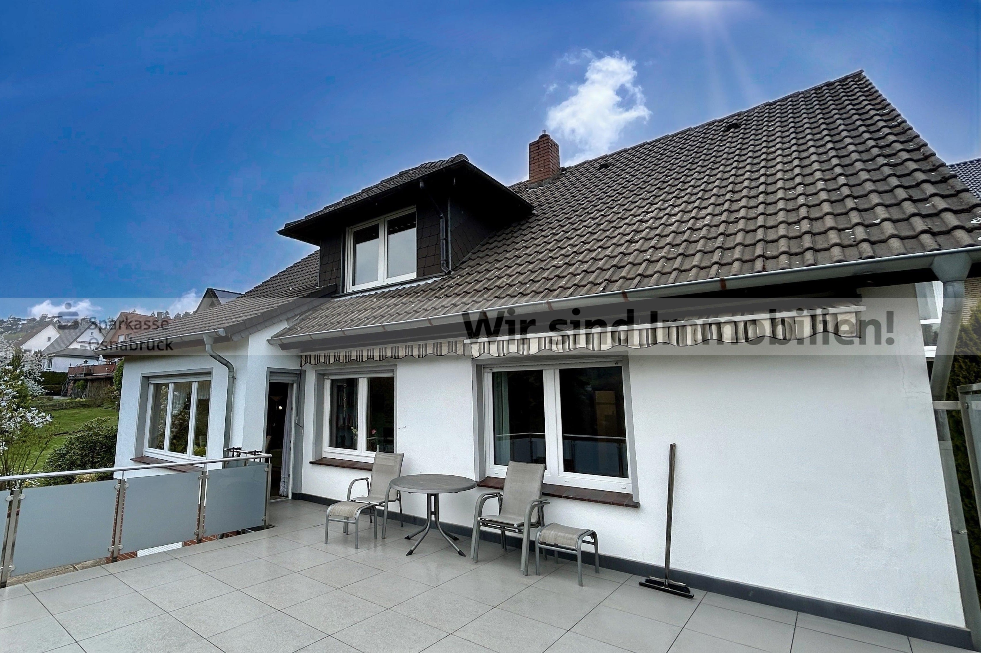 Mit sonniger Terrasse u. beeindruckendem Ausblick – Georgsmarienhütte – Bild 1 von 18