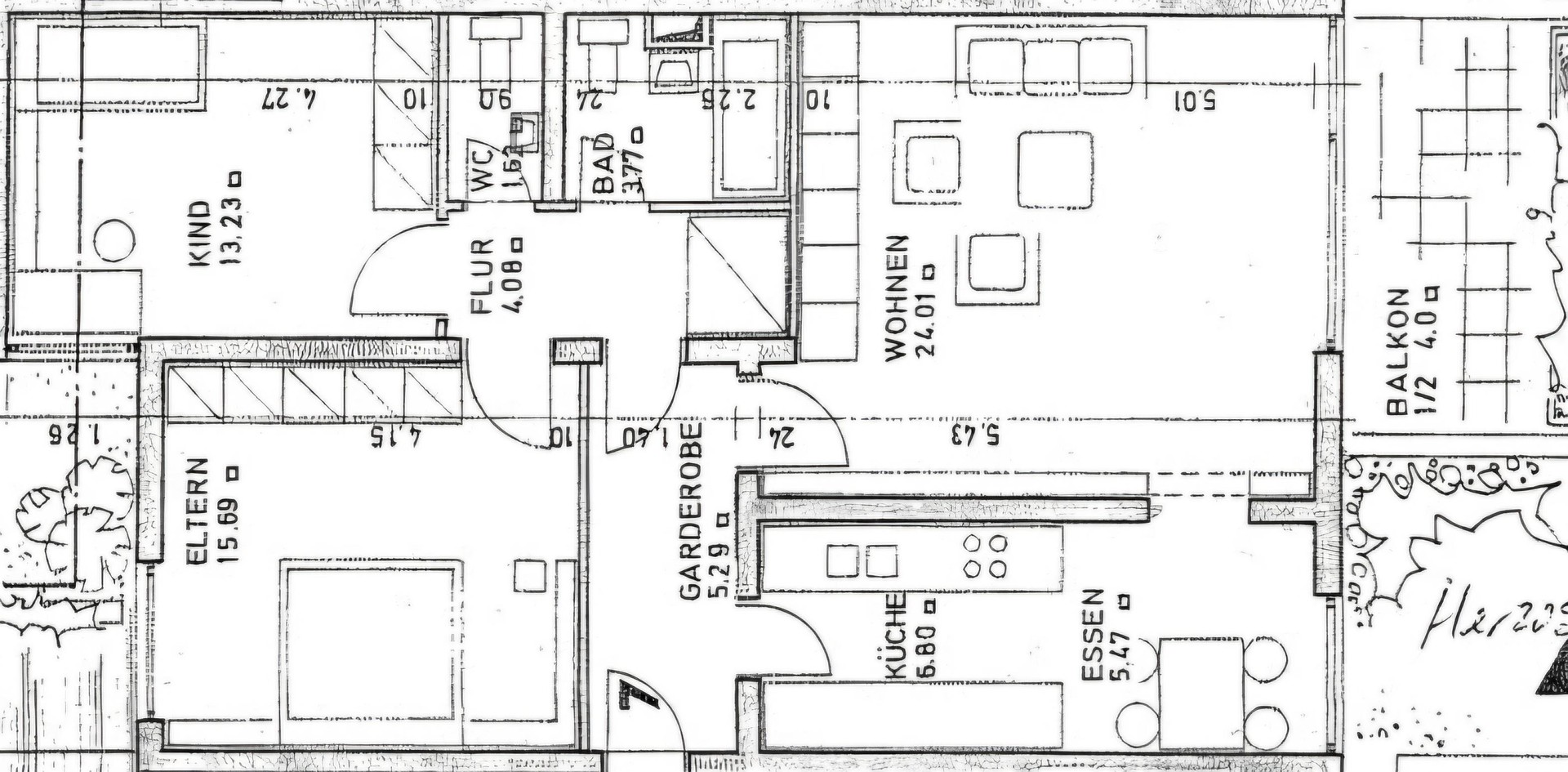 Provisionsfreie 3-Zi-Wohnung- Renoviert mit Südbalkon in der Herzogstrasse – München – Vorschaubild 28