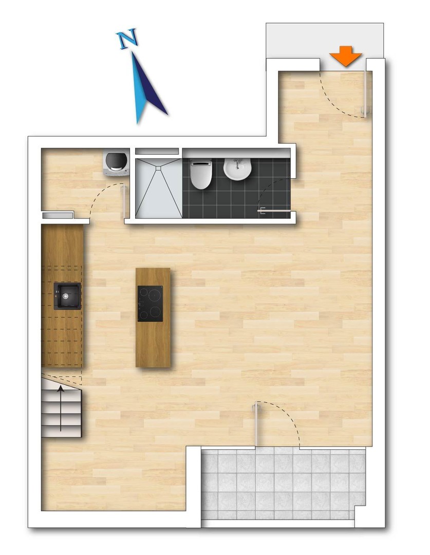 Wunderschöne und moderne 2-Zimmer-Wohnung in Laim – München – Vorschaubild 9