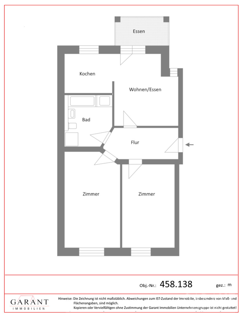 Hochwertige 3 Zimmer-Wohnung in Anger-Crottendorf mit Balkon und Parkett – Leipzig – Vorschaubild 11