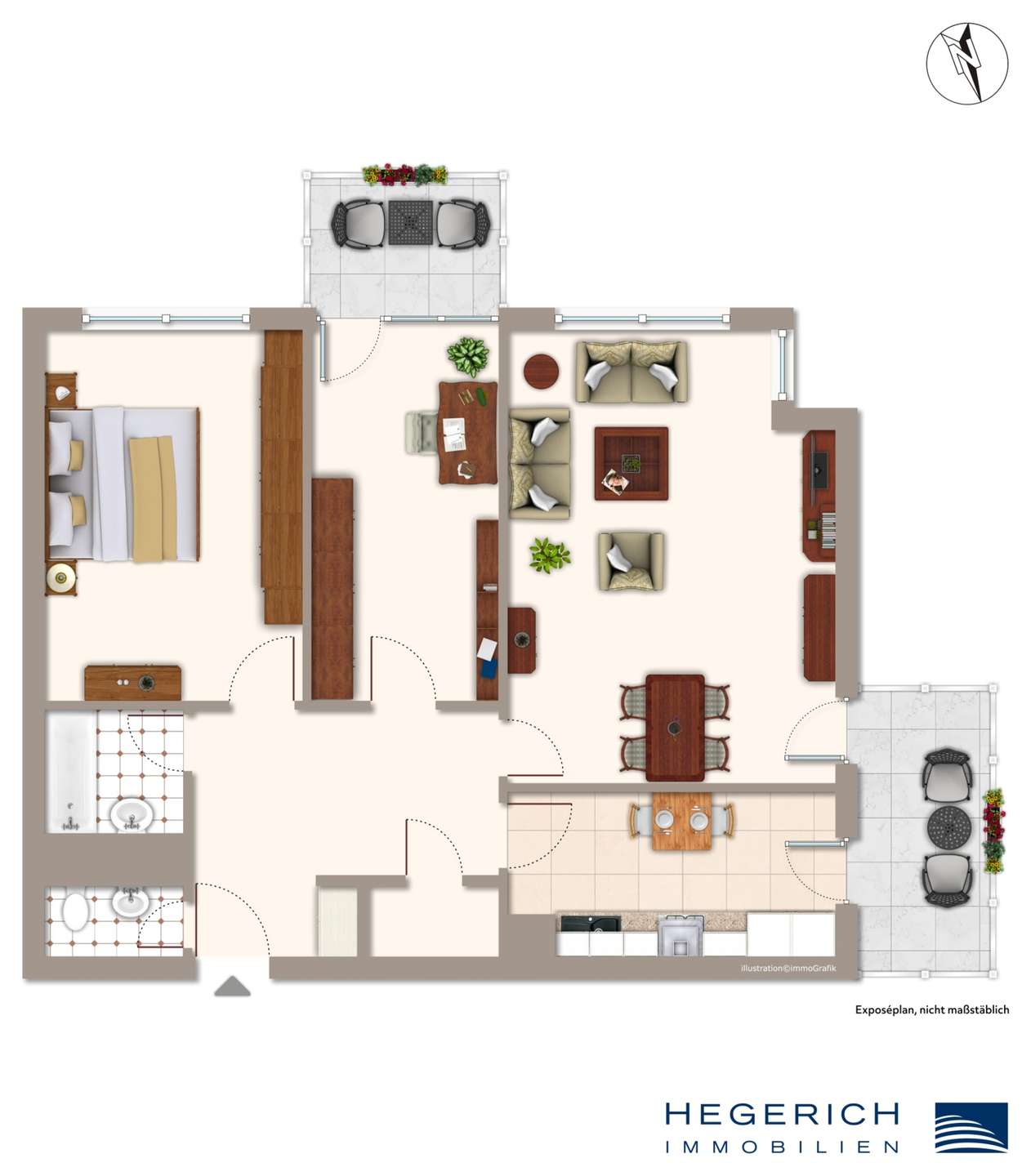 HEGERICH: Großzügige 3-Zimmer-Wohnung mit zwei Balkonen – Ihr neues Zuhause in Sendling! – München – Vorschaubild 15