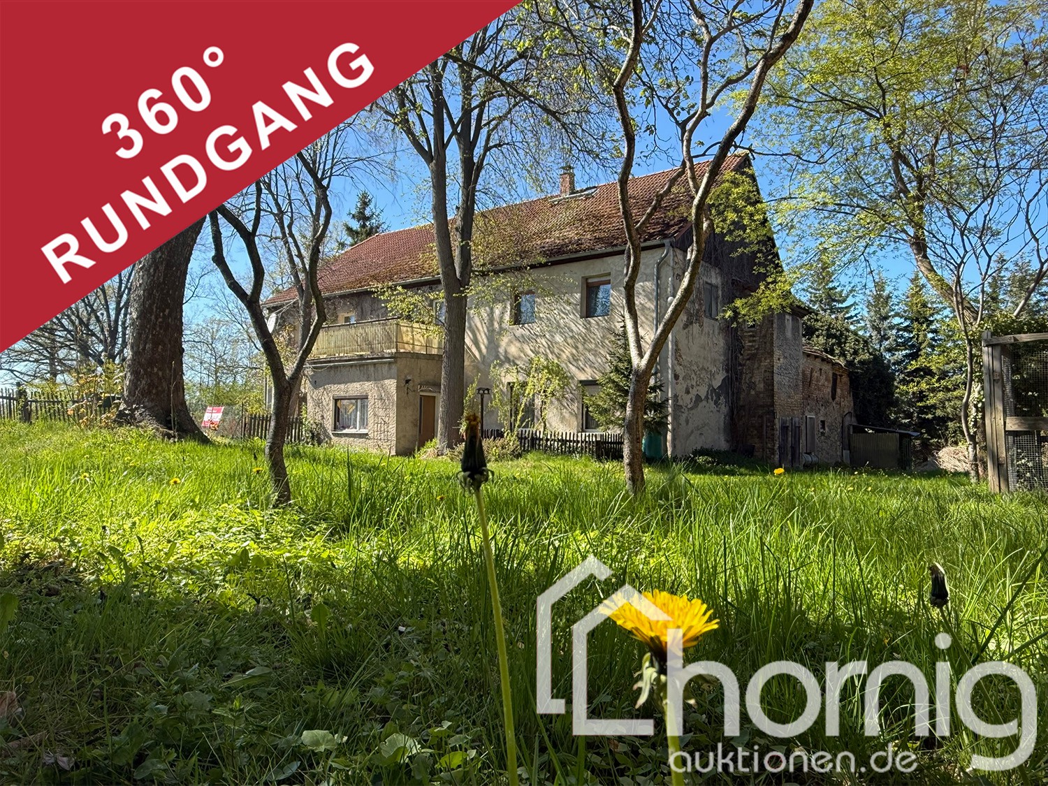 Hist. 3-Seiten-Hof mit eigenem Teich zwischen Görlitz und Bautzen in Vierkirchen bei Weißenberg – Vierkirchen – Bild 1 von 38