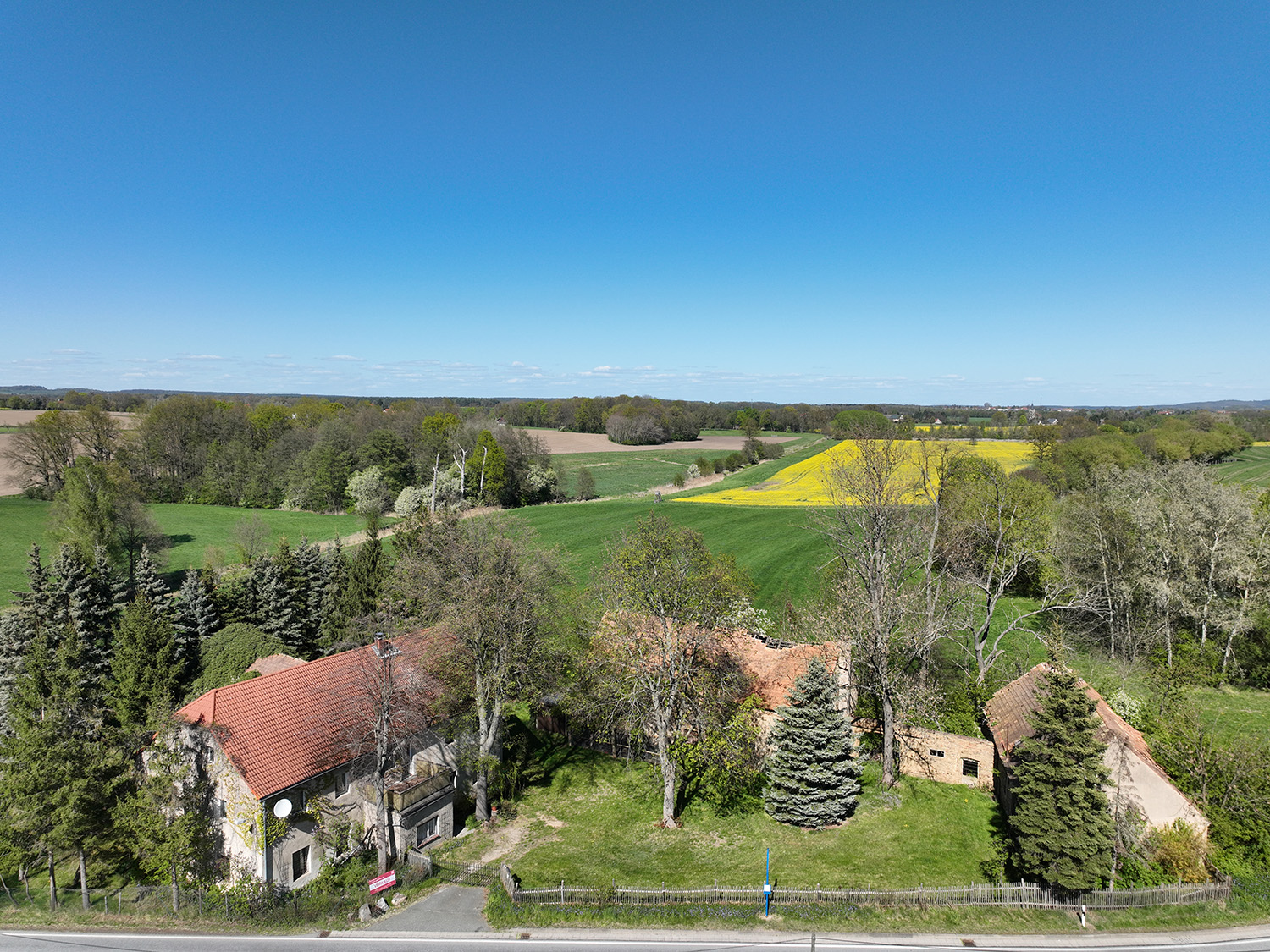 Hist. 3-Seiten-Hof mit eigenem Teich zwischen Görlitz und Bautzen in Vierkirchen bei Weißenberg – Vierkirchen – Vorschaubild 2