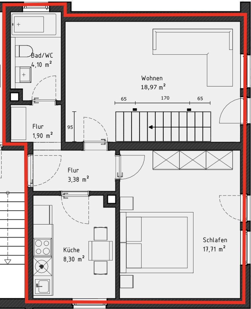 Maisonette-Wohnung mit Terrasse, Garten & Balkon – ruhig im Grünen und zentral in Alterlangen – Erlangen – Vorschaubild 49