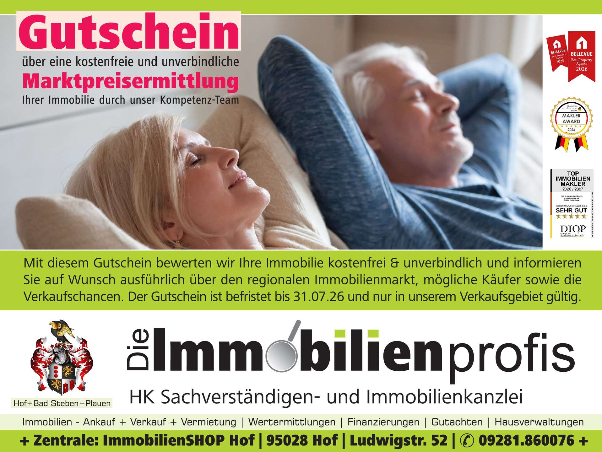 Hof-Bestlage: Einfamilienhaus mit großem Grundstück – Hof – Vorschaubild 12