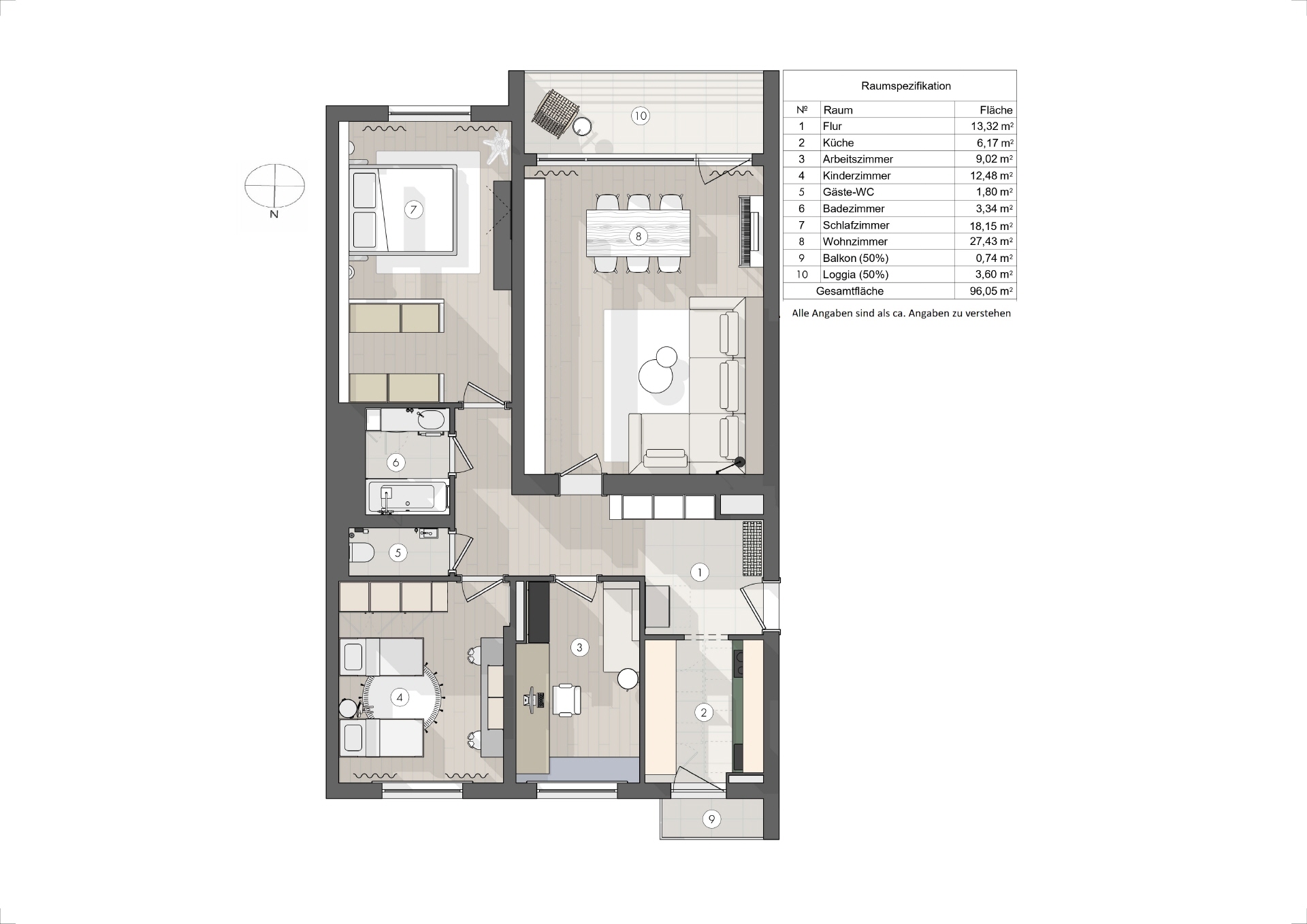AIGNER - Wohnen auf höchstem Niveau: Designer 4-Zimmer-Wohnung mit außergewöhnlicher Ausstattung – München – Vorschaubild 10